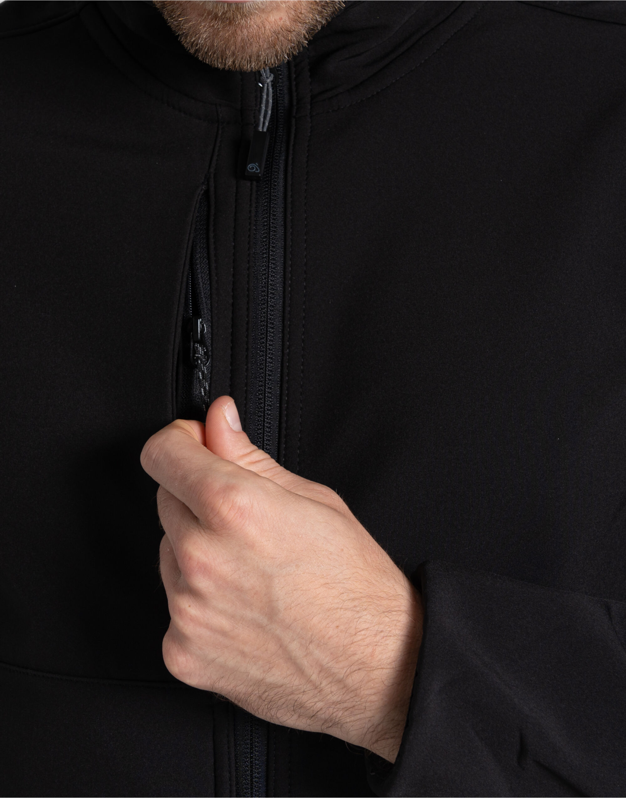 CEL003 Basecamp Softshell Jacket Black