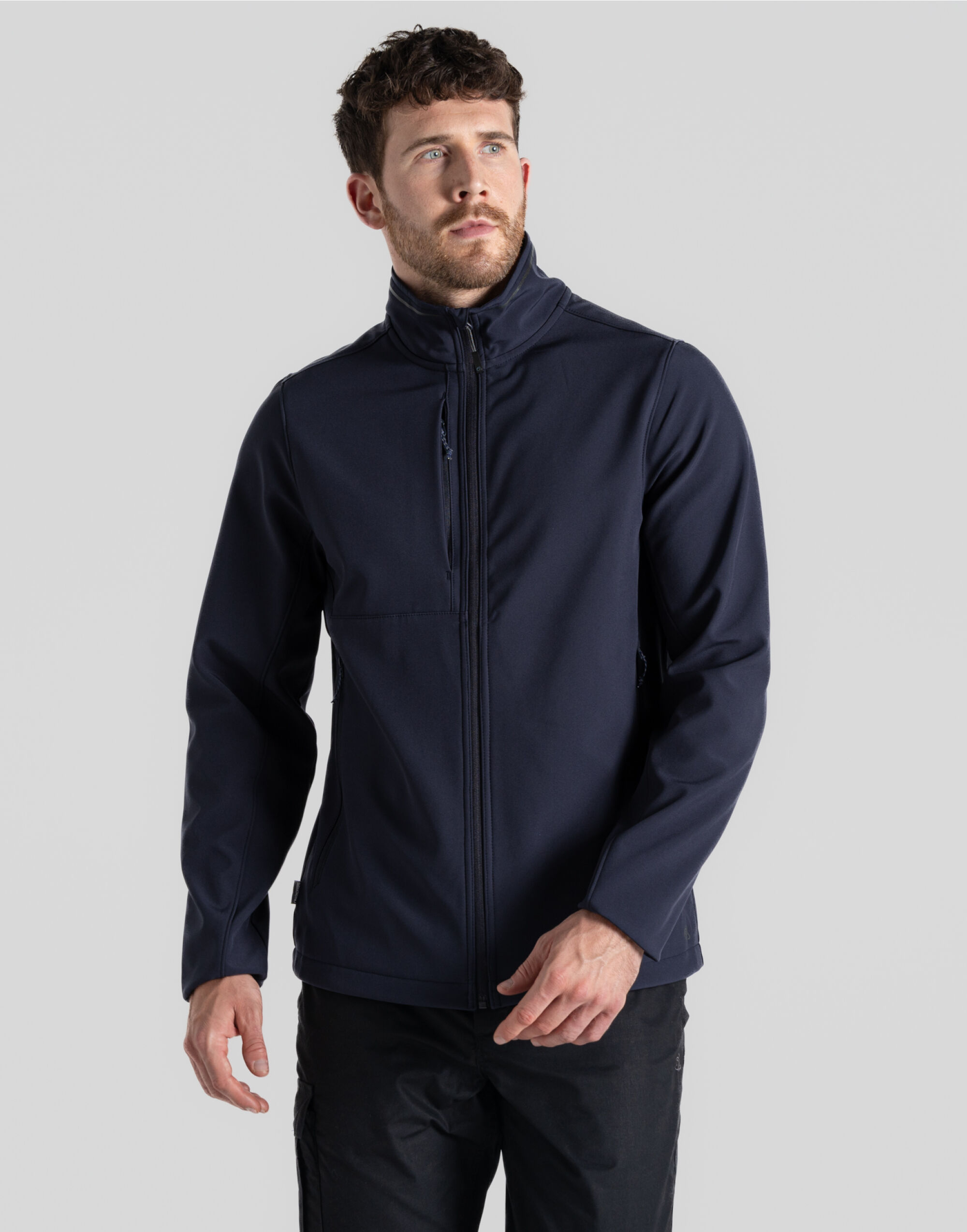 CEL003 Basecamp Softshell Jacket Dark Navy