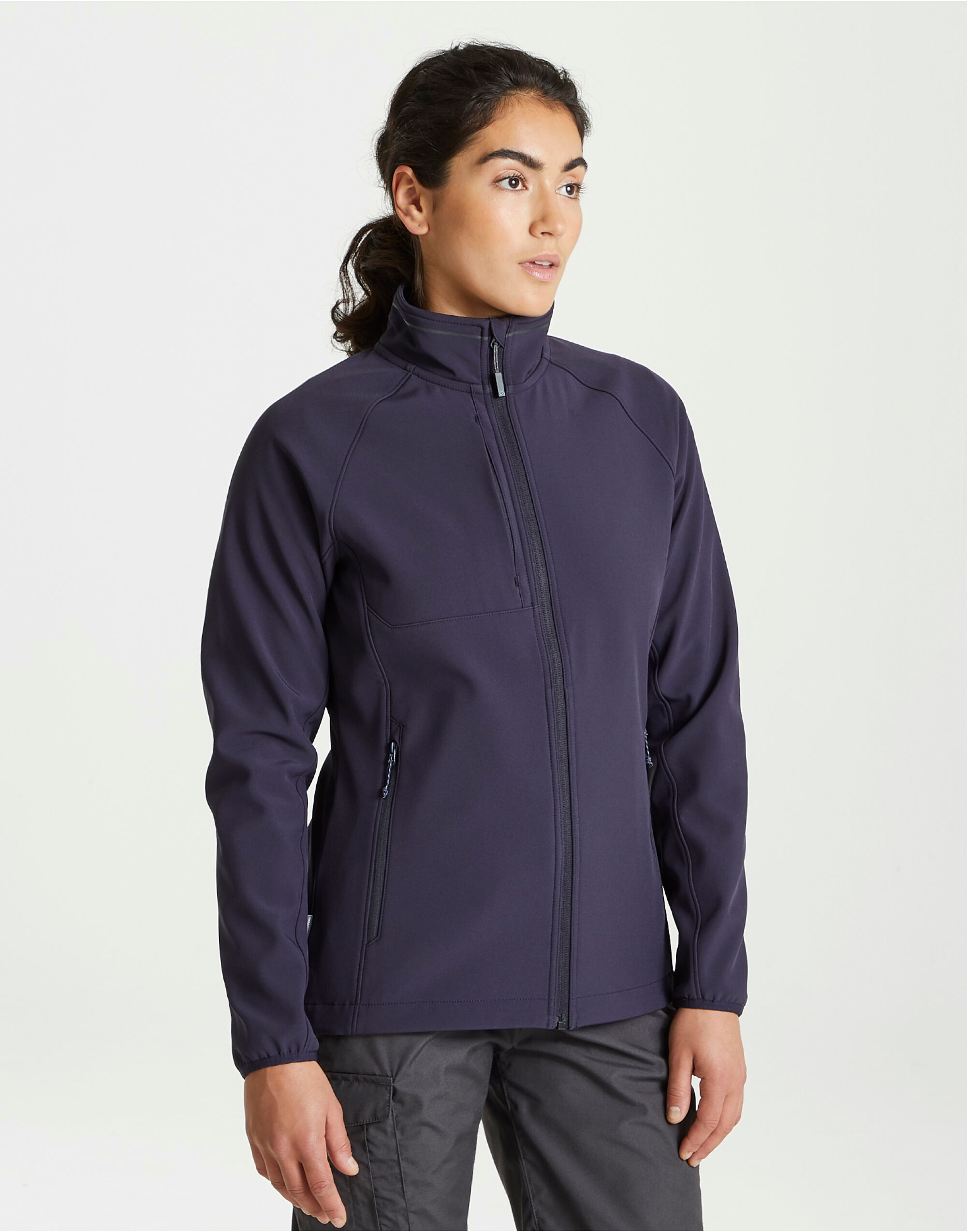 CEL004 Women’s Basecamp Softshell Jacket Dark Navy