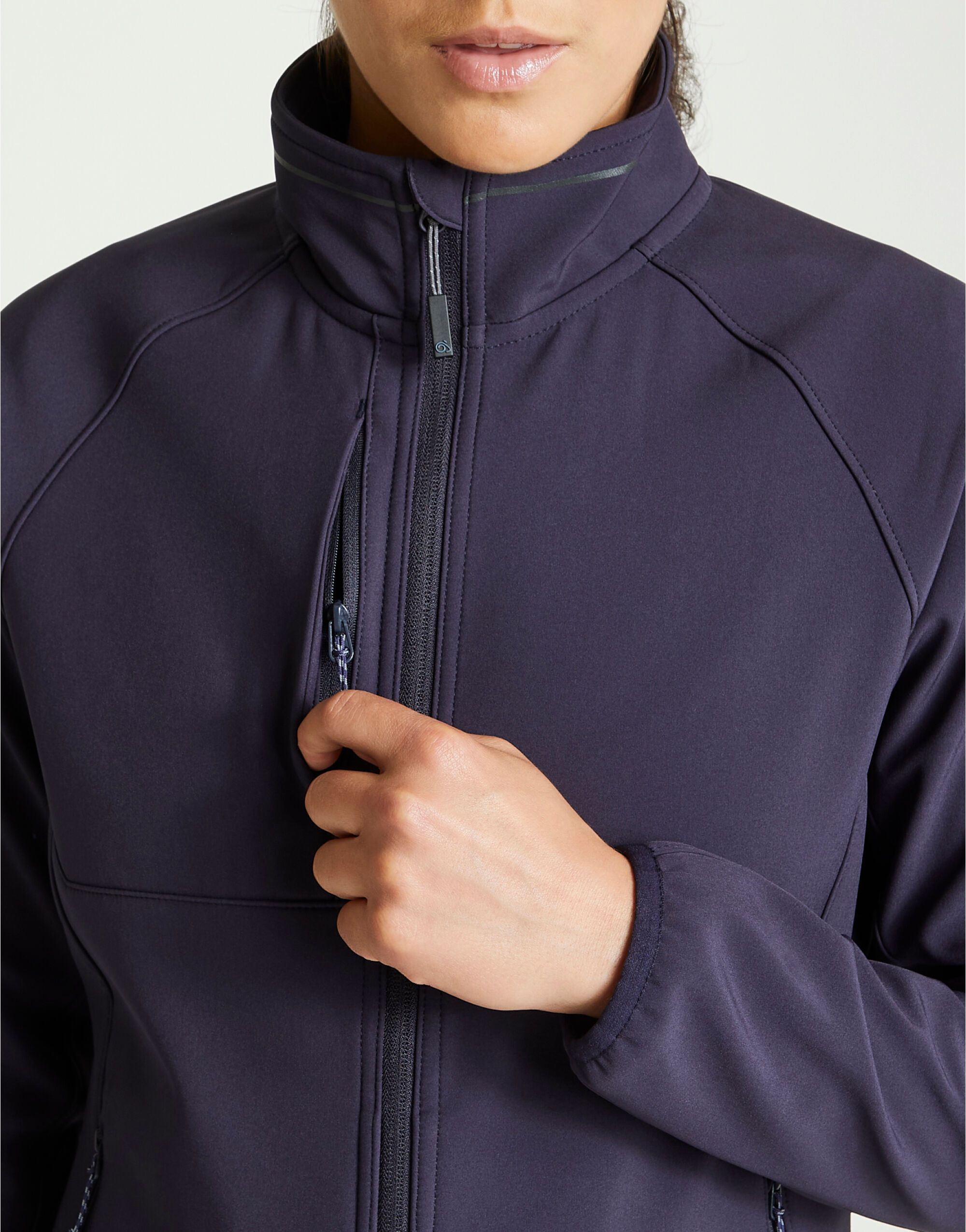 CEL004 Women’s Basecamp Softshell Jacket Dark Navy