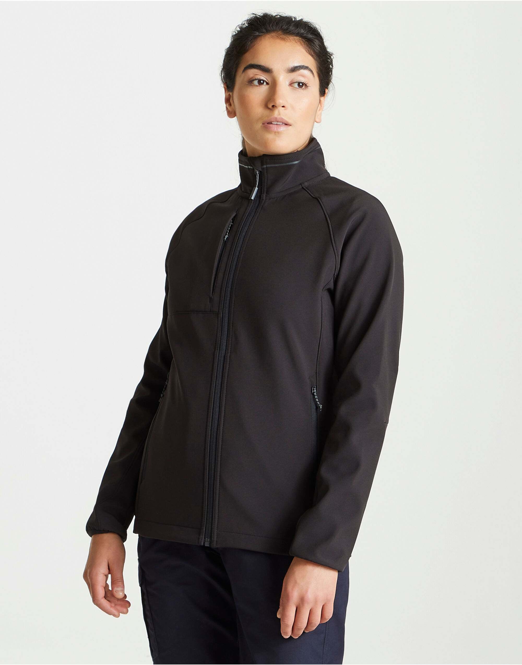 CEL004 Women’s Basecamp Softshell Jacket Black CEL004 Women’s Basecamp Softshell Jacket Black