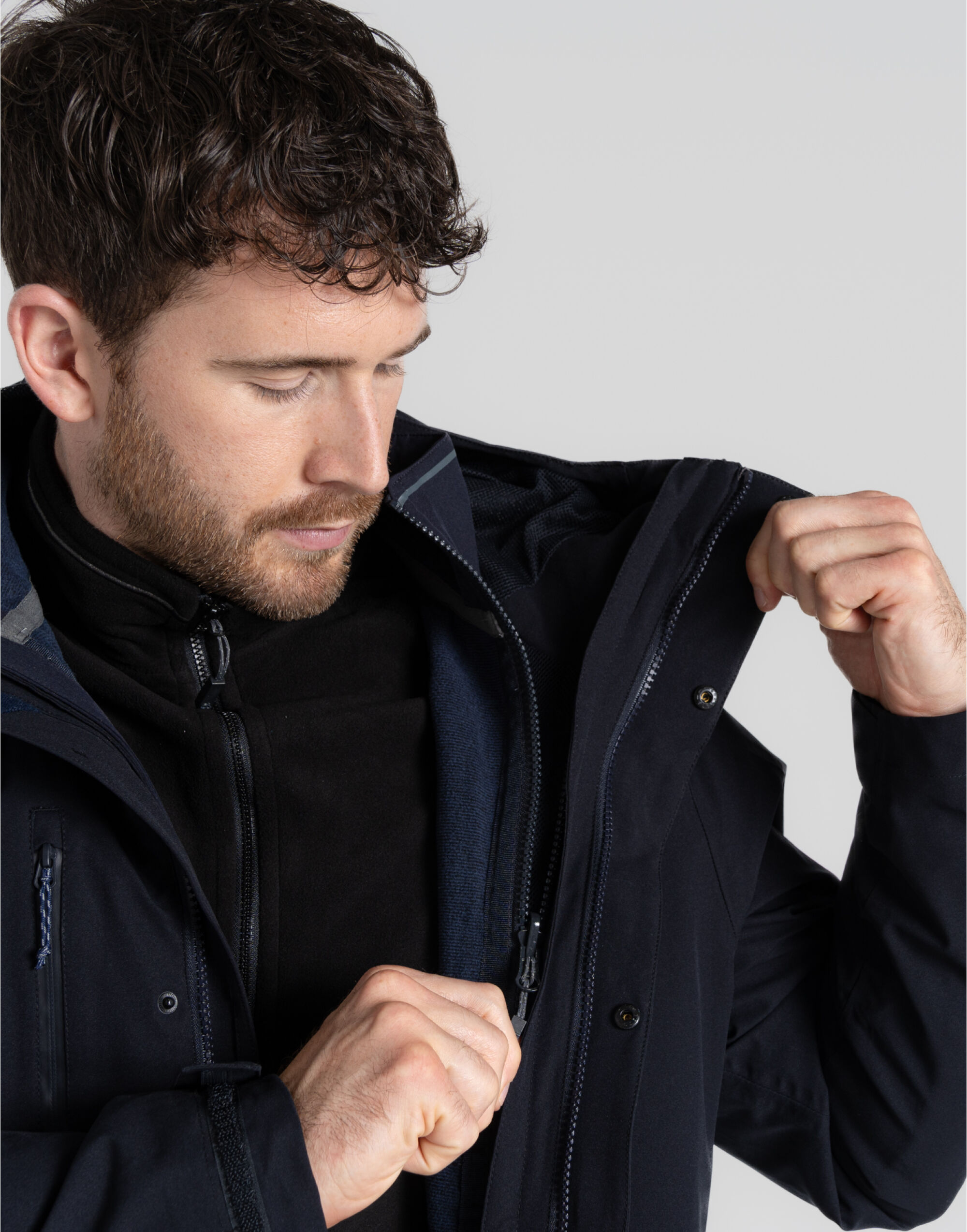 CEP003 Kiwi Pro Stretch 3in1 Jacket Dark Navy