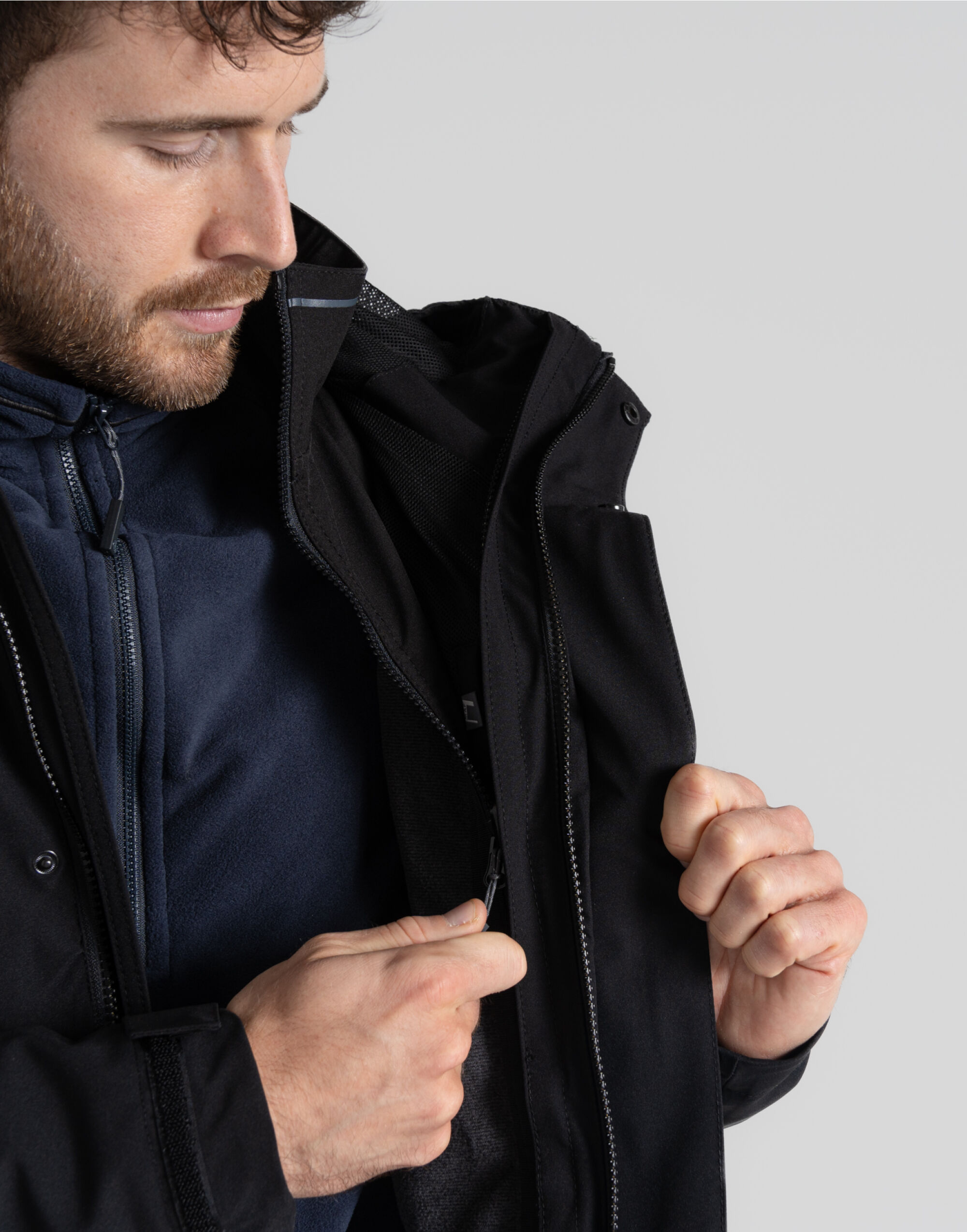 CEP003 Kiwi Pro Stretch 3in1 Jacket Black