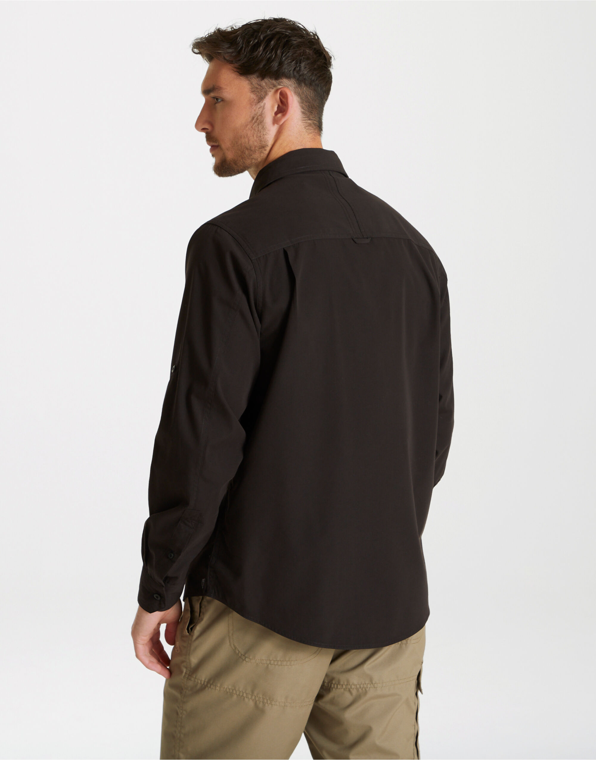 CES001 Men’s Kiwi Long Sleeved Shirt Black