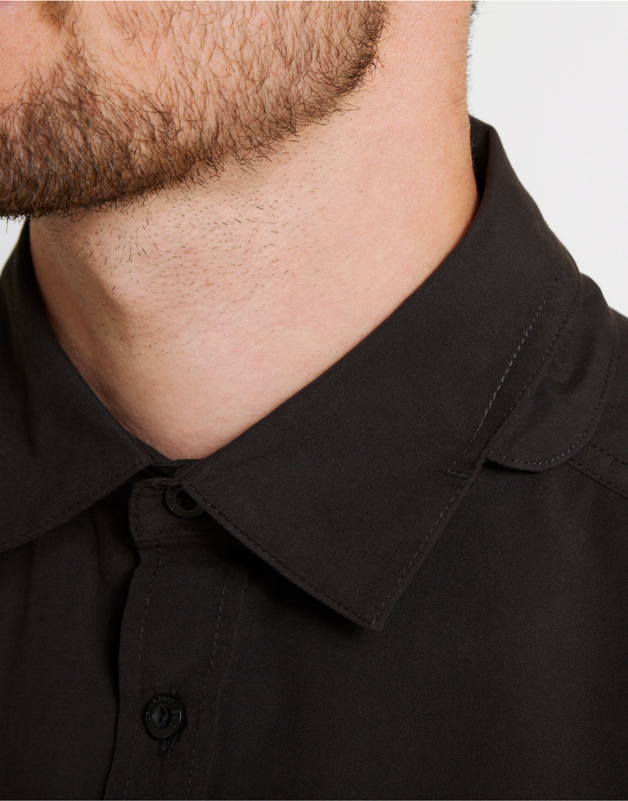 CES001 Men’s Kiwi Long Sleeved Shirt Black