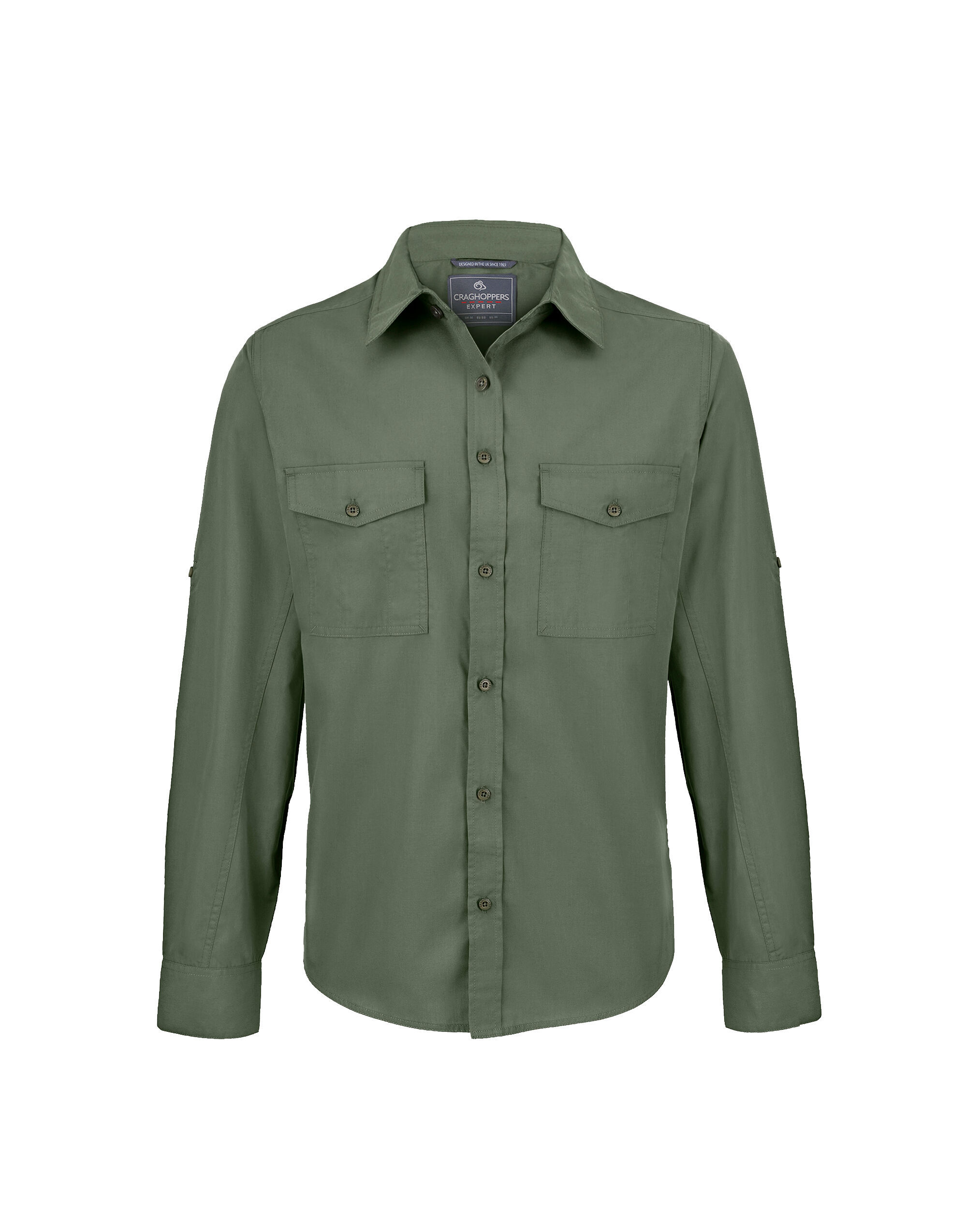 CES001 Men’s Kiwi Long Sleeved Shirt Dark Cedar Green CES001 Men’s Kiwi Long Sleeved Shirt Dark Cedar Green