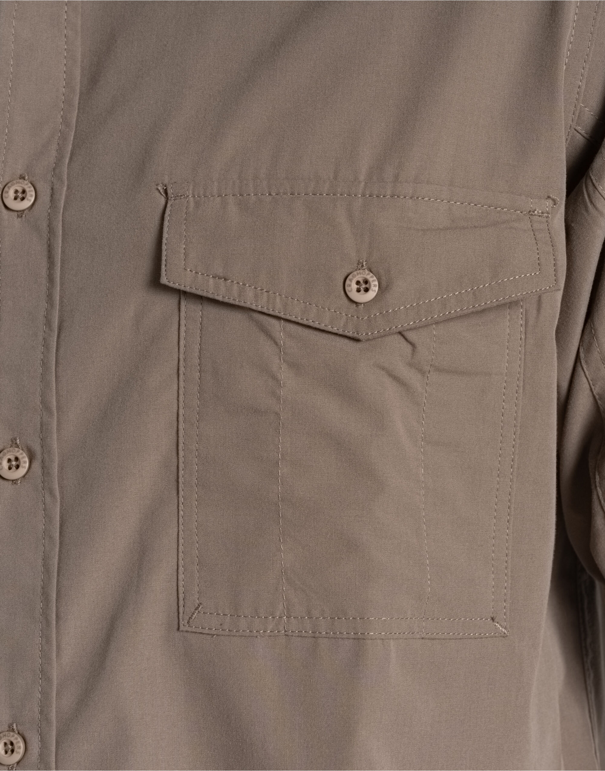 CES001 Men’s Kiwi Long Sleeved Shirt Pebble