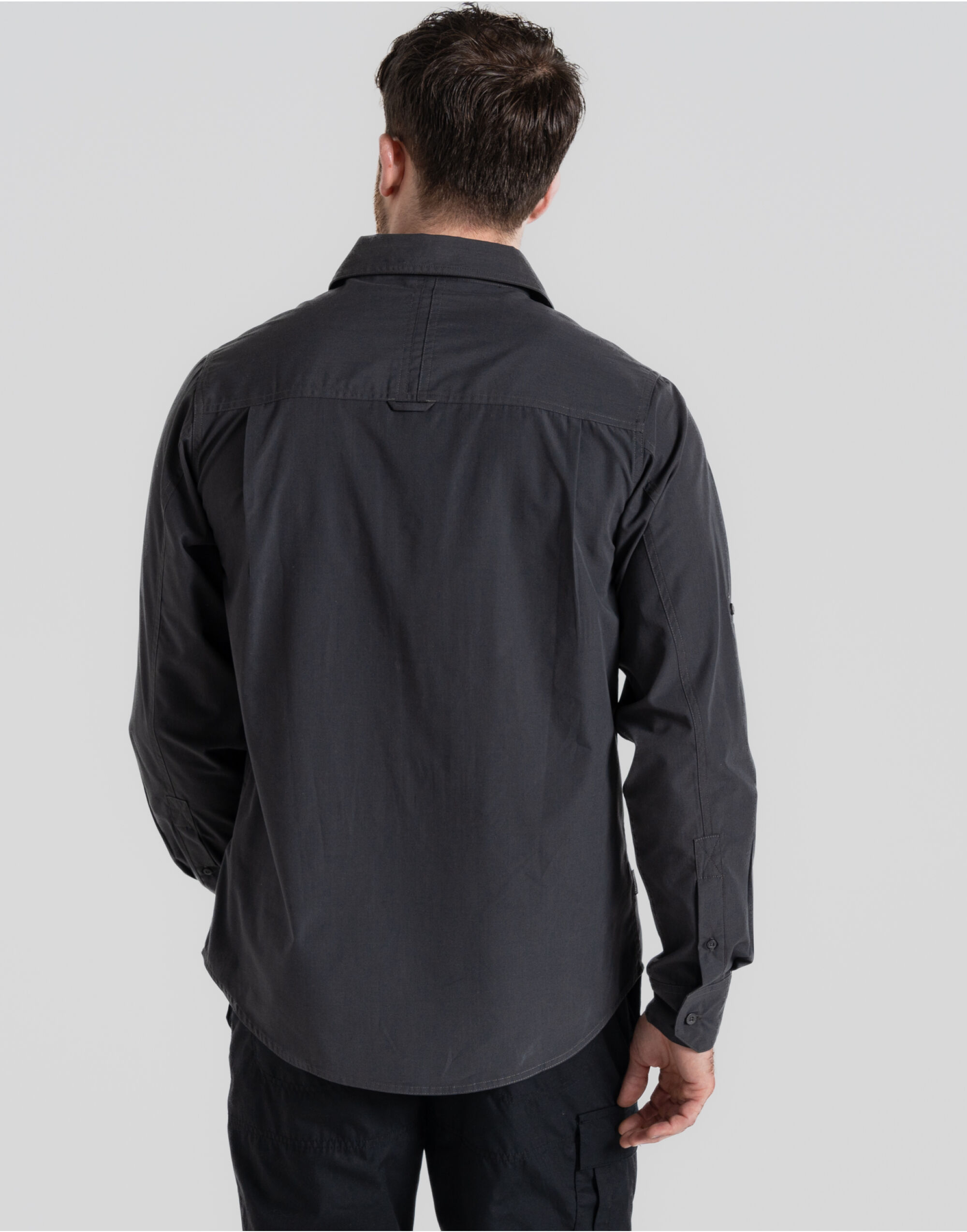 CES001 Men’s Kiwi Long Sleeved Shirt Carbon Grey