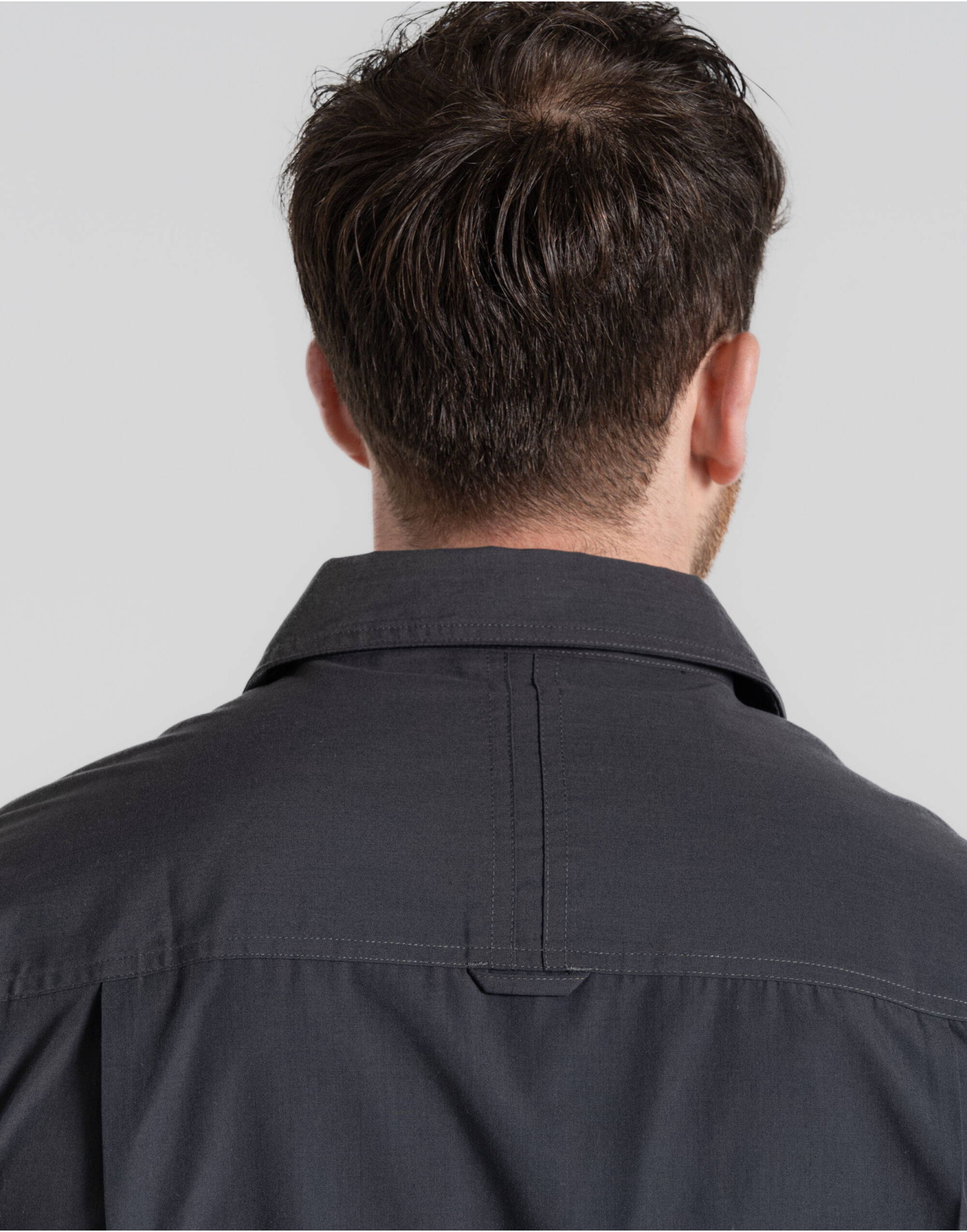 CES001 Men’s Kiwi Long Sleeved Shirt Carbon Grey