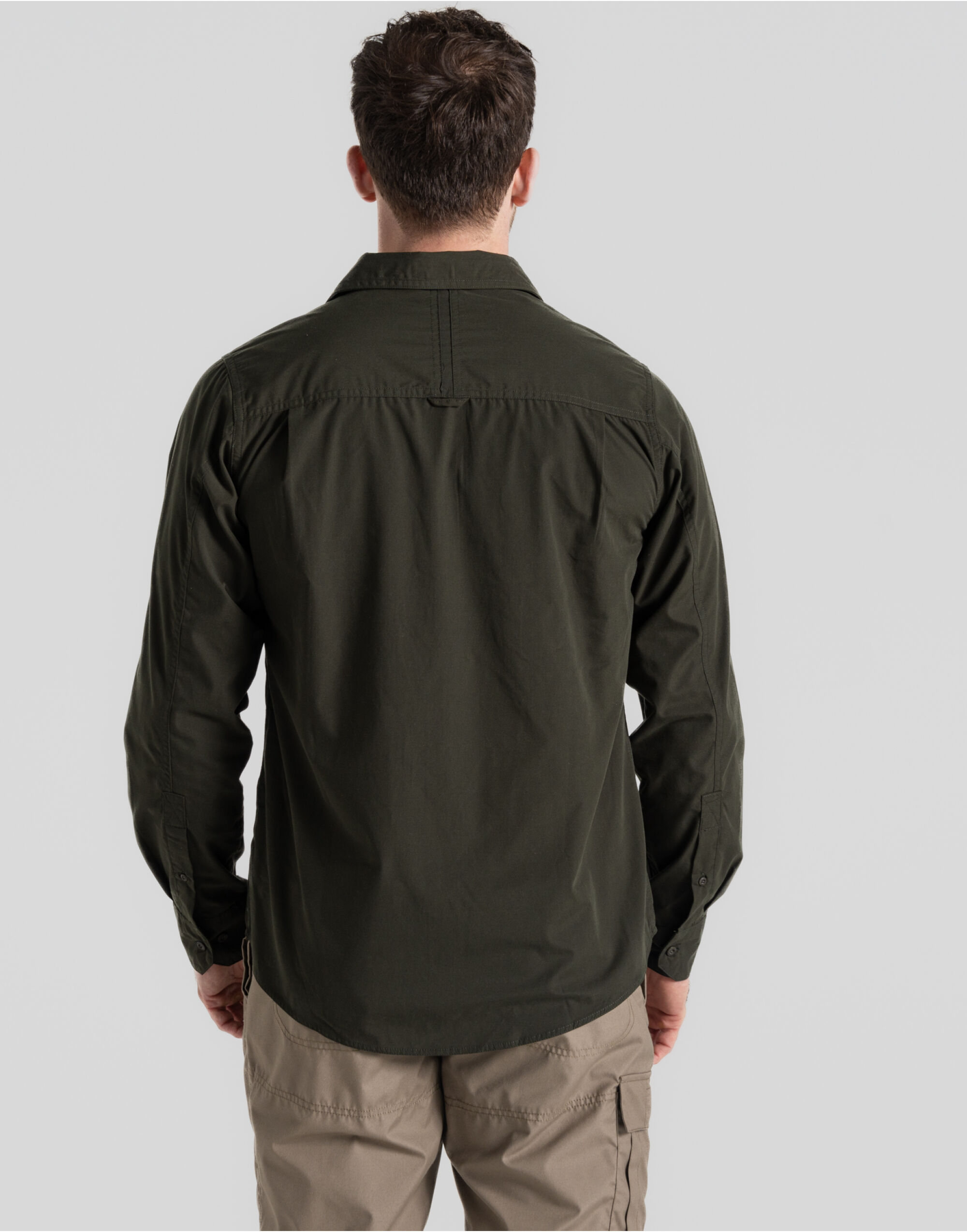 CES001 Men’s Kiwi Long Sleeved Shirt Dark Cedar Green