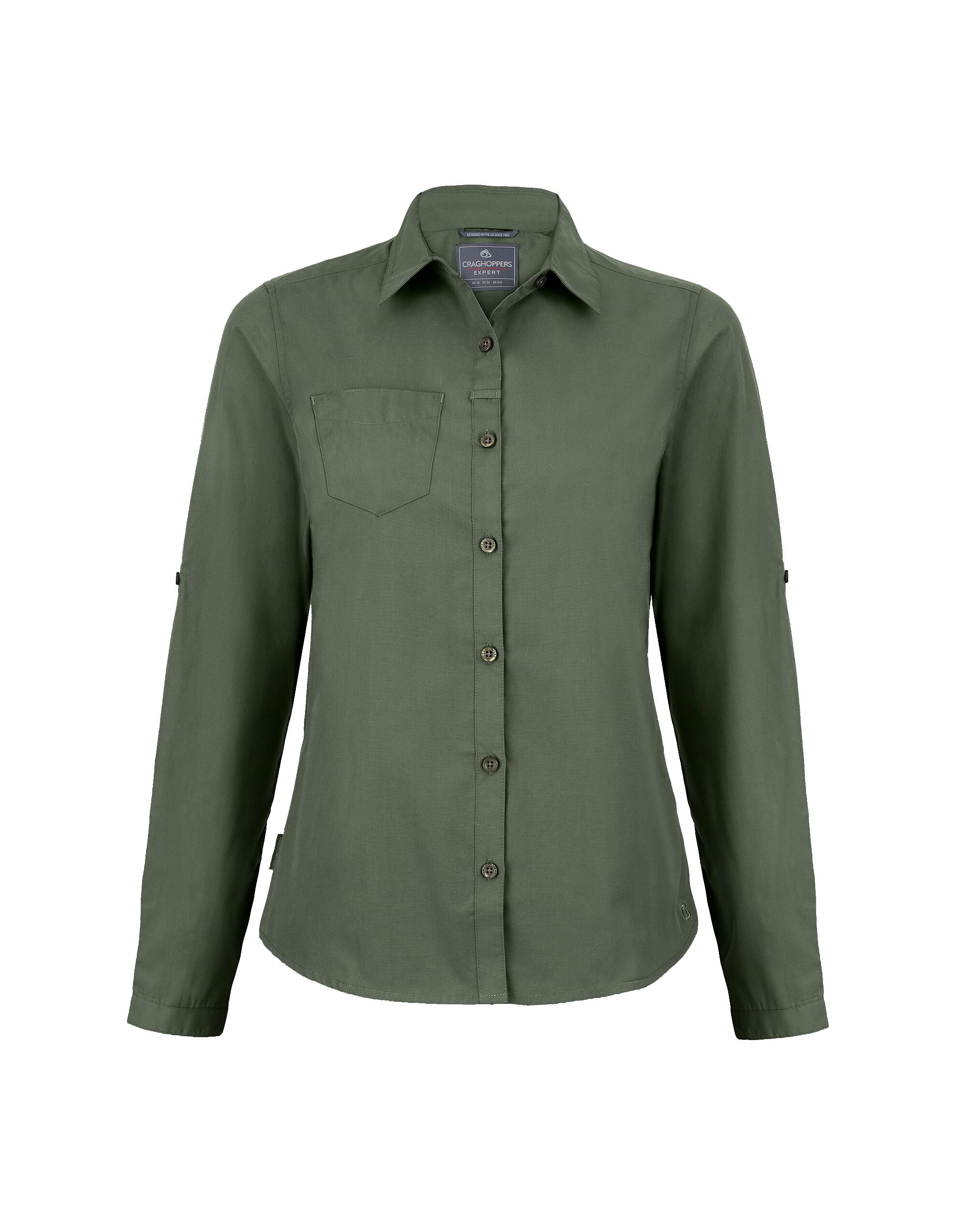 CES002 Women’s Kiwi Long Sleeved Shirt Dark Cedar Green CES002 Women’s Kiwi Long Sleeved Shirt Dark Cedar Green