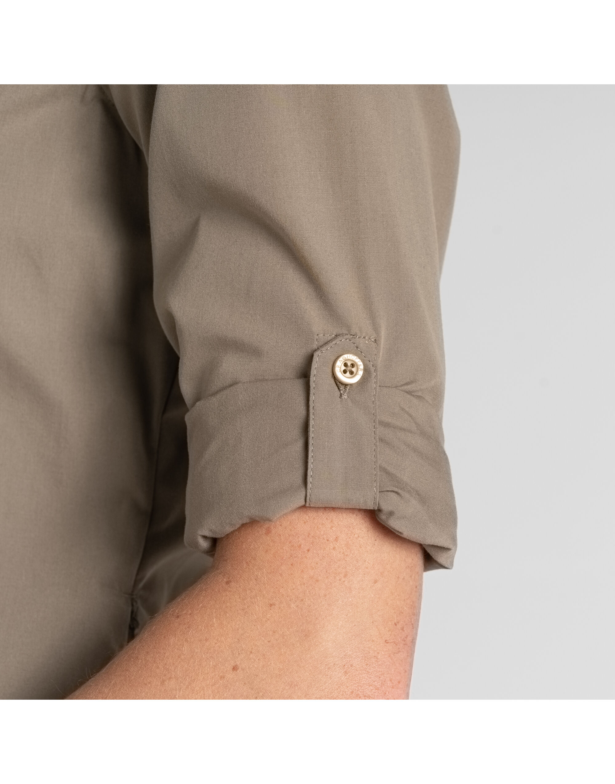 CES002 Women’s Kiwi Long Sleeved Shirt Pebble