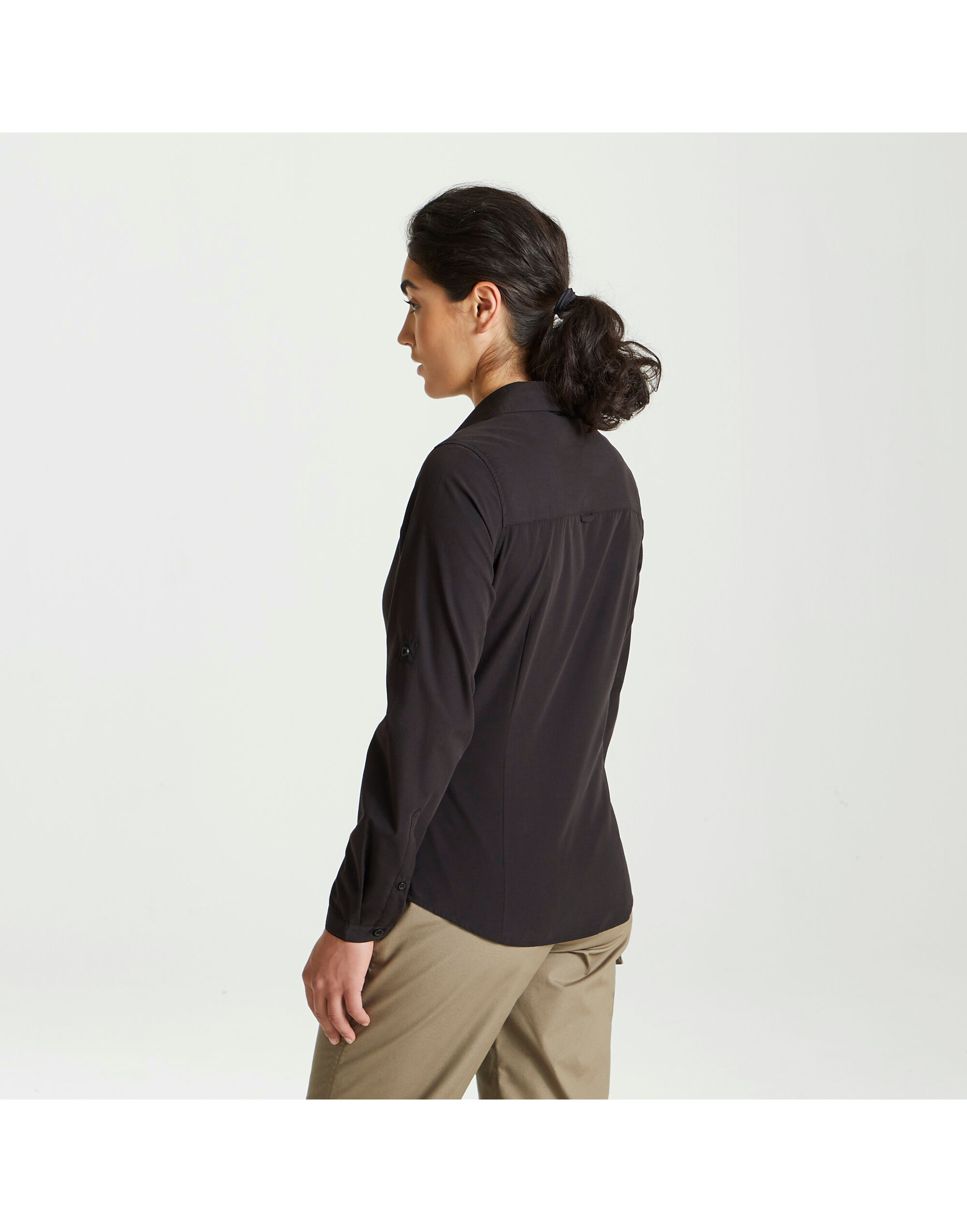 CES002 Women’s Kiwi Long Sleeved Shirt Black