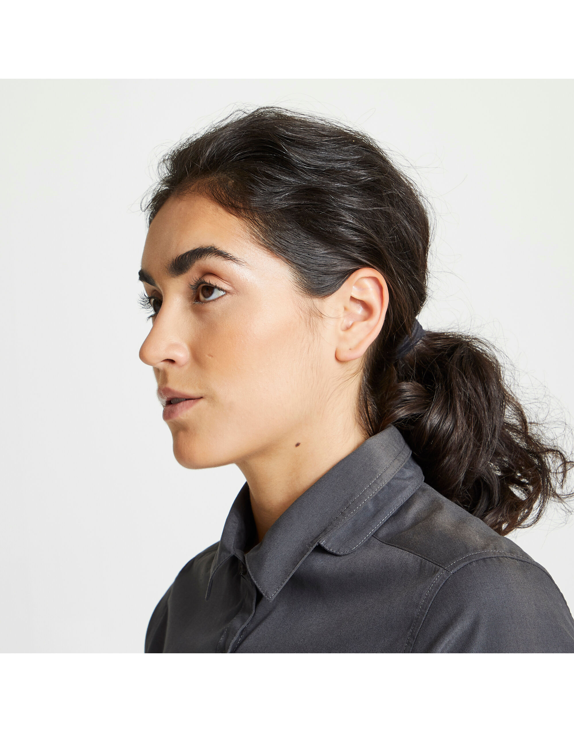 CES002 Women’s Kiwi Long Sleeved Shirt Carbon Grey