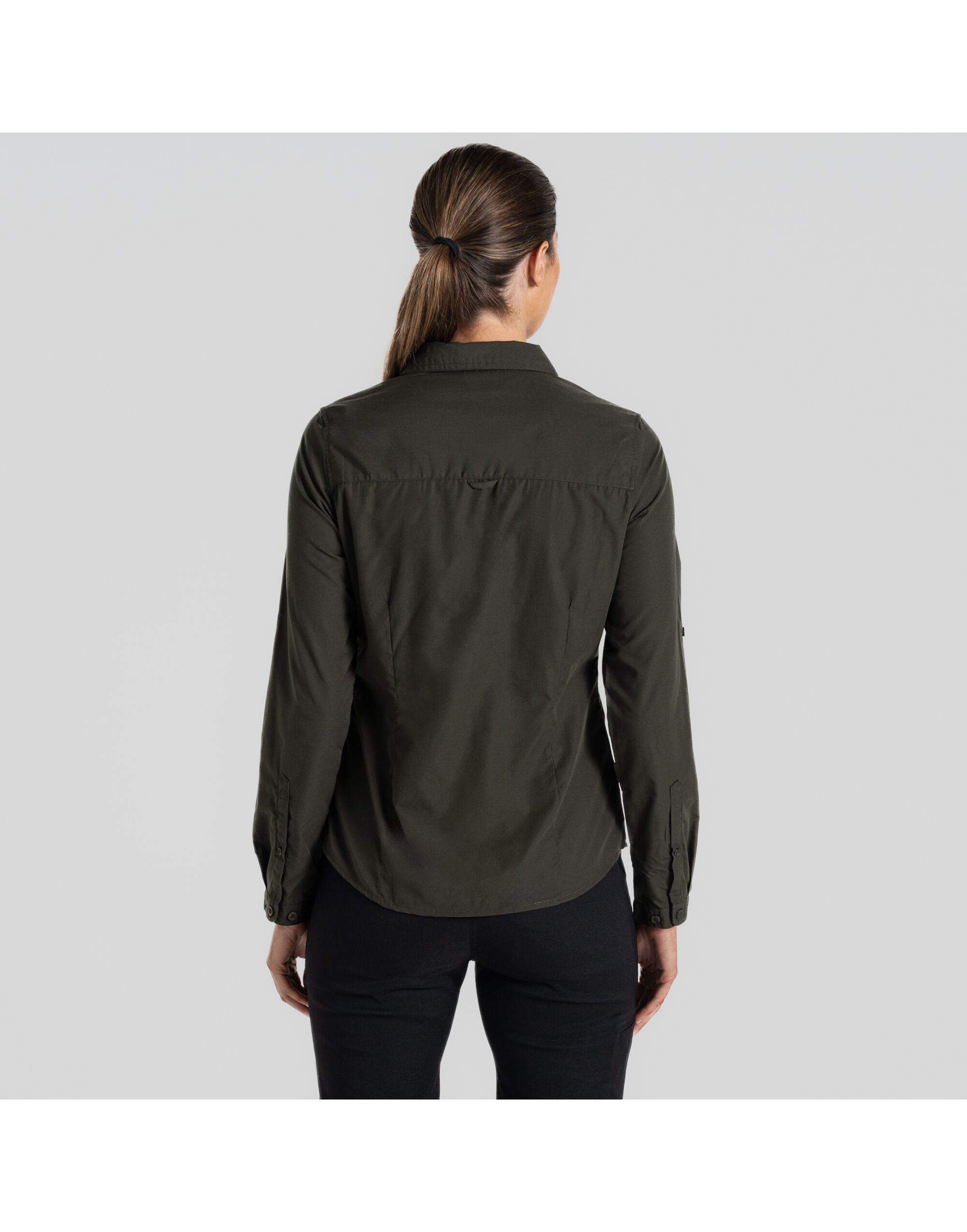 CES002 Women’s Kiwi Long Sleeved Shirt Dark Cedar Green