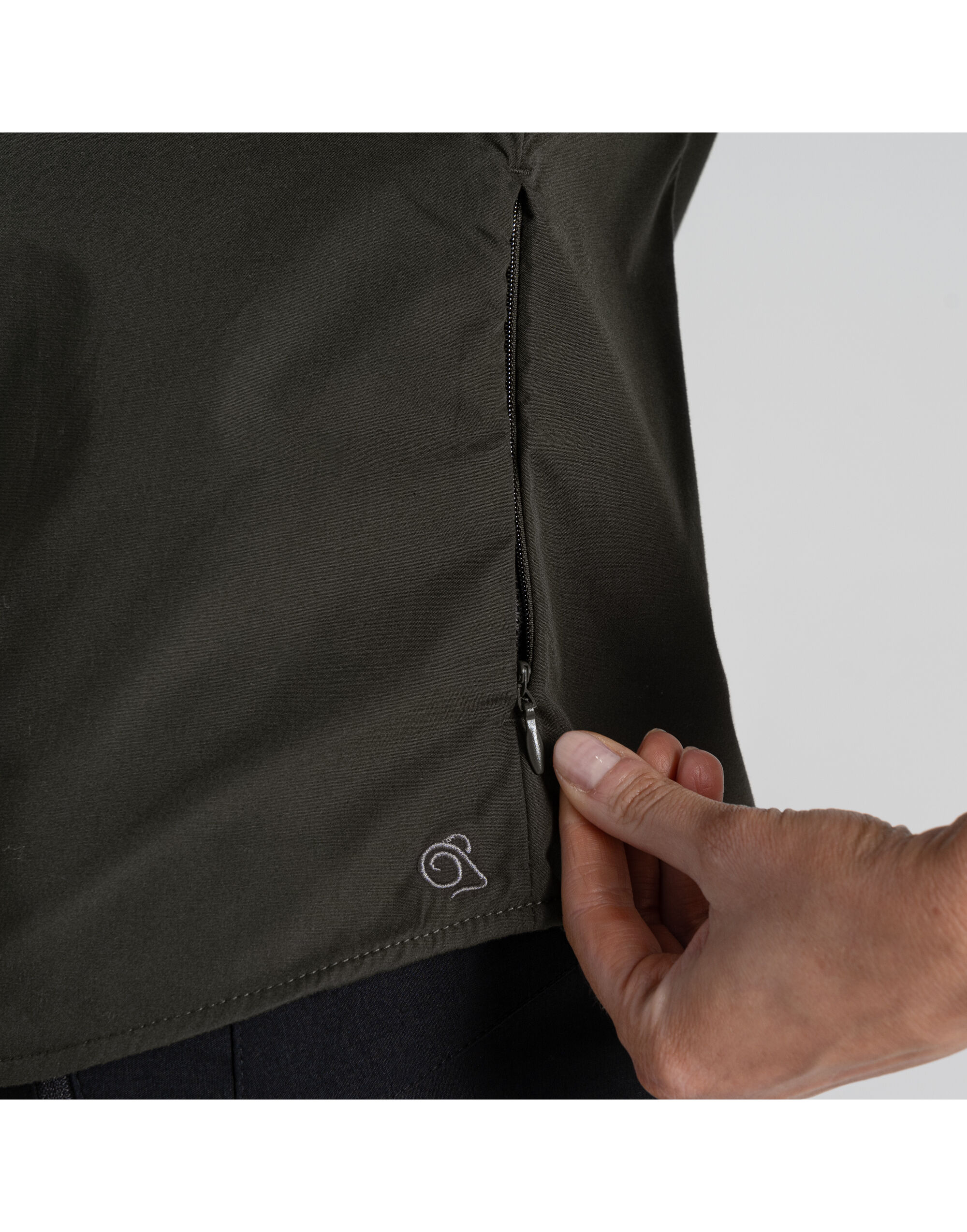 CES002 Women’s Kiwi Long Sleeved Shirt Dark Cedar Green