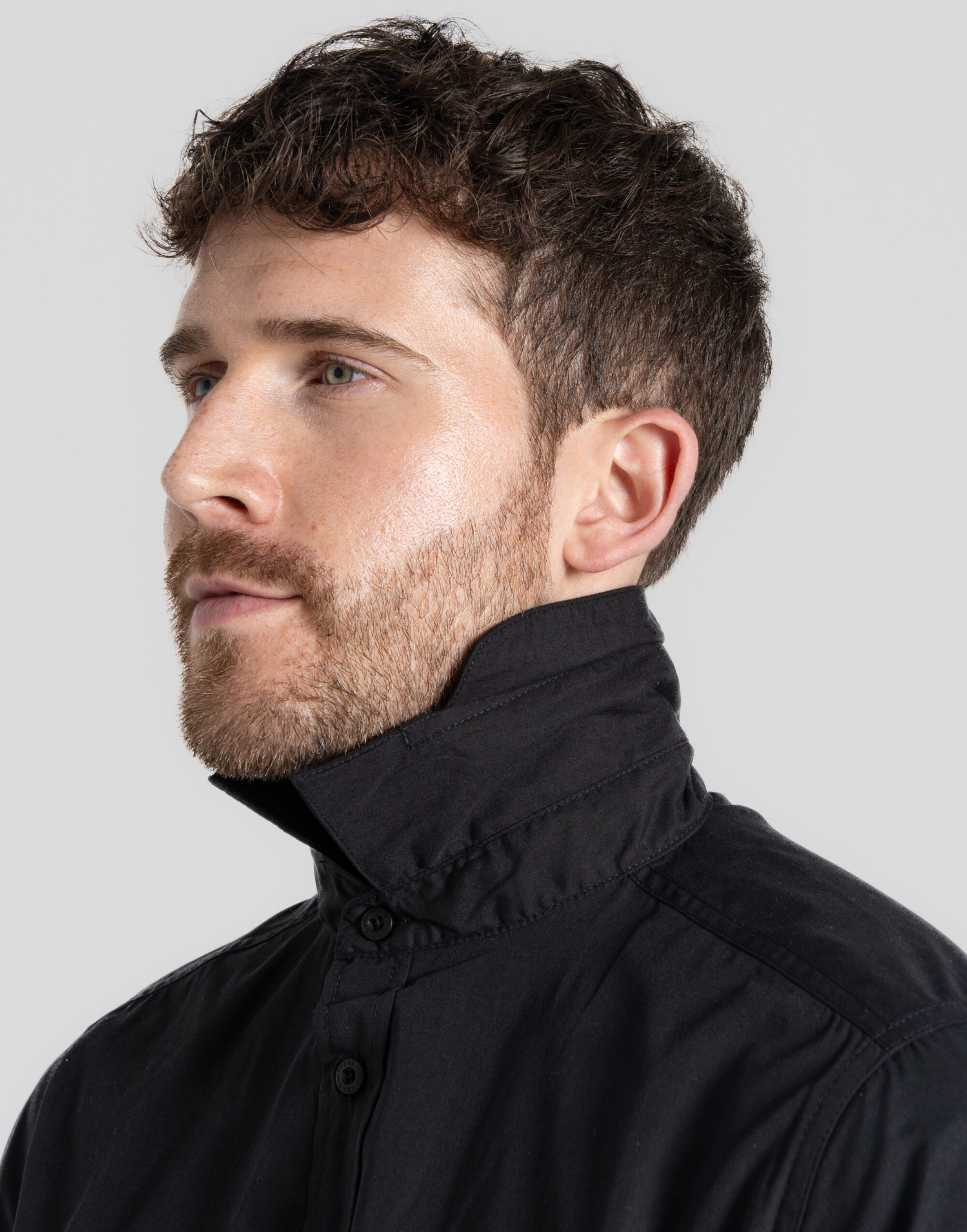 CES003 Kiwi Short Sleeved Shirt Black