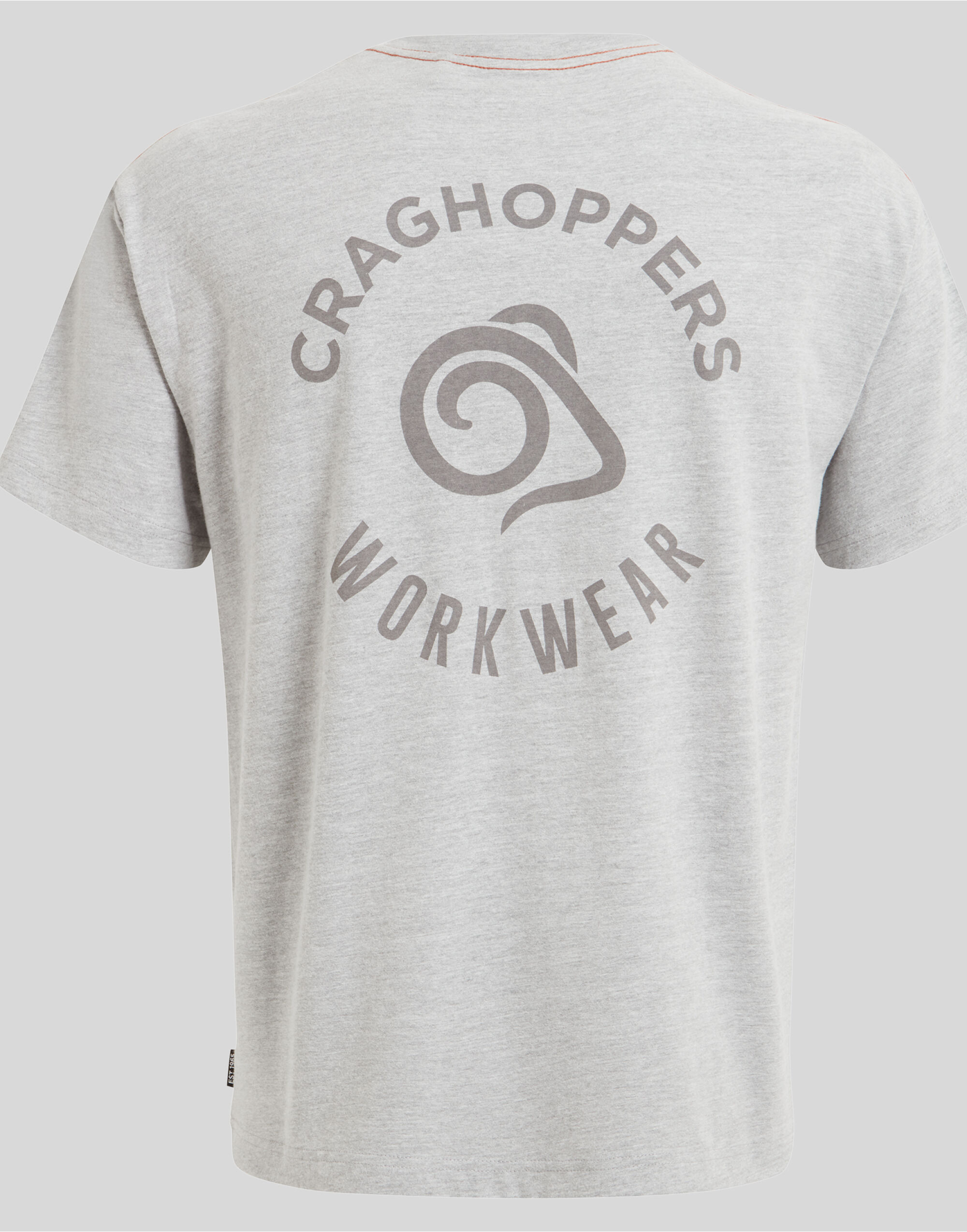 CET004 Wakefield Pocket T-Shirt Soft Grey Marl