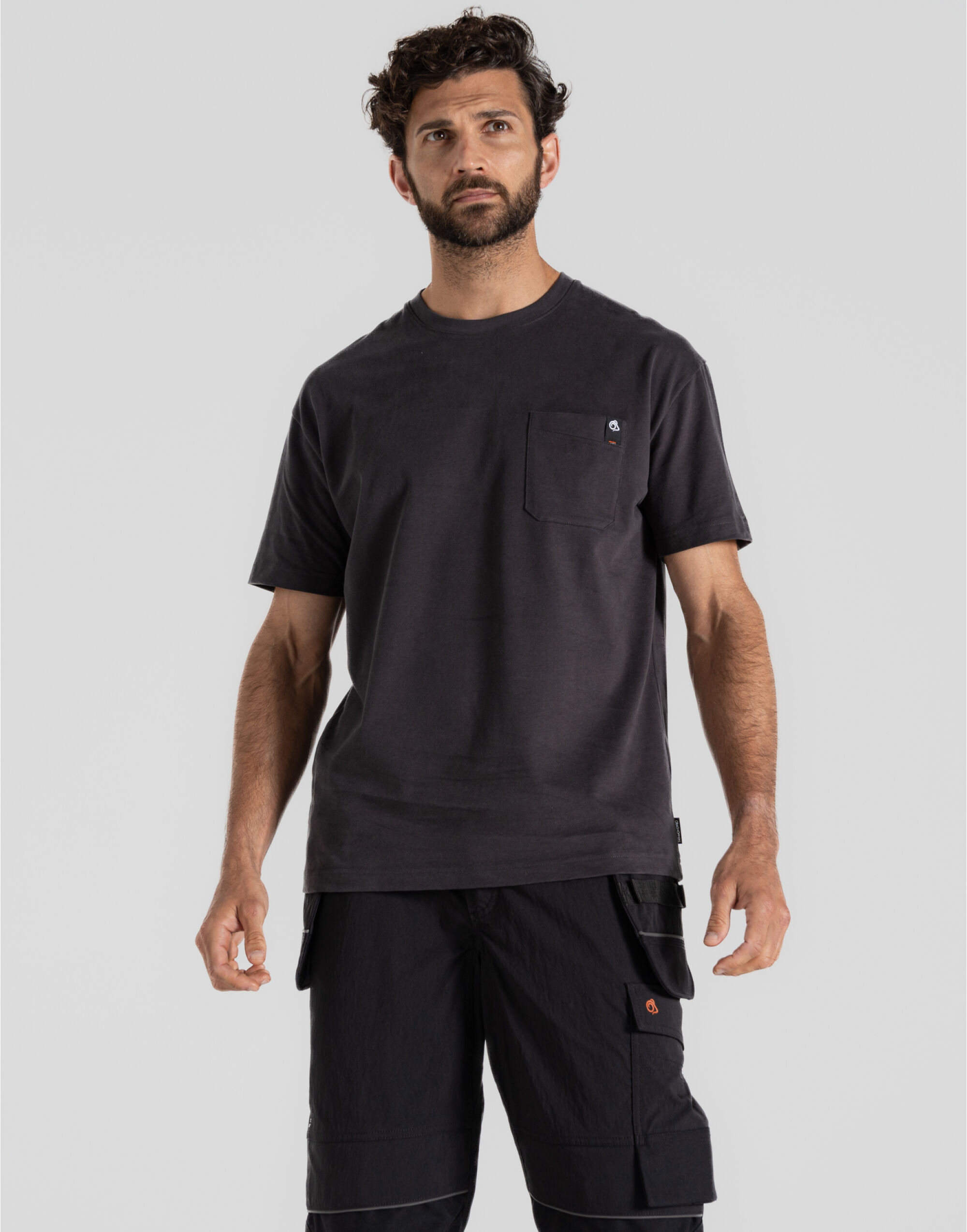CET004 Wakefield Pocket T-Shirt Carbon Grey