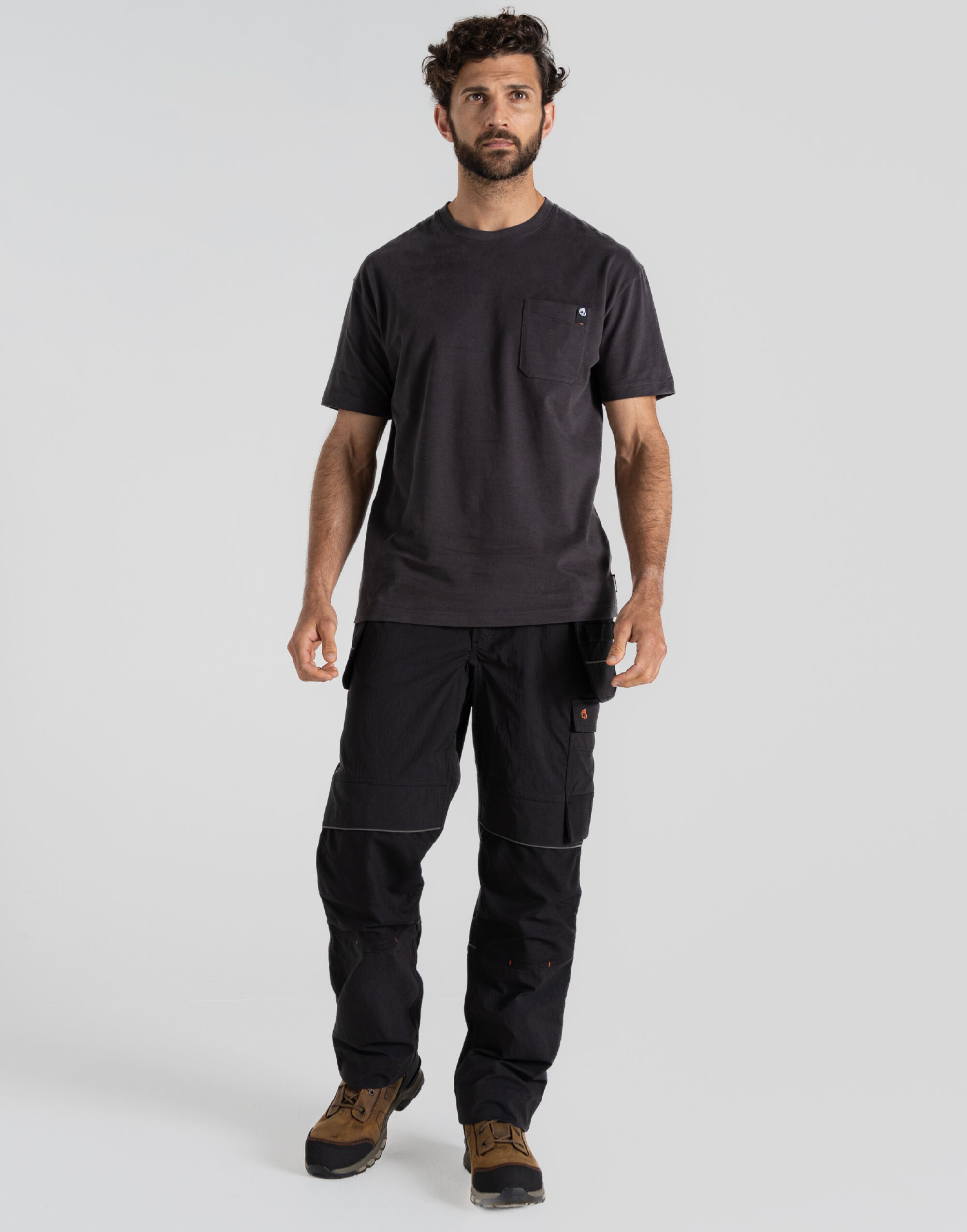 CET004 Wakefield Pocket T-Shirt Carbon Grey