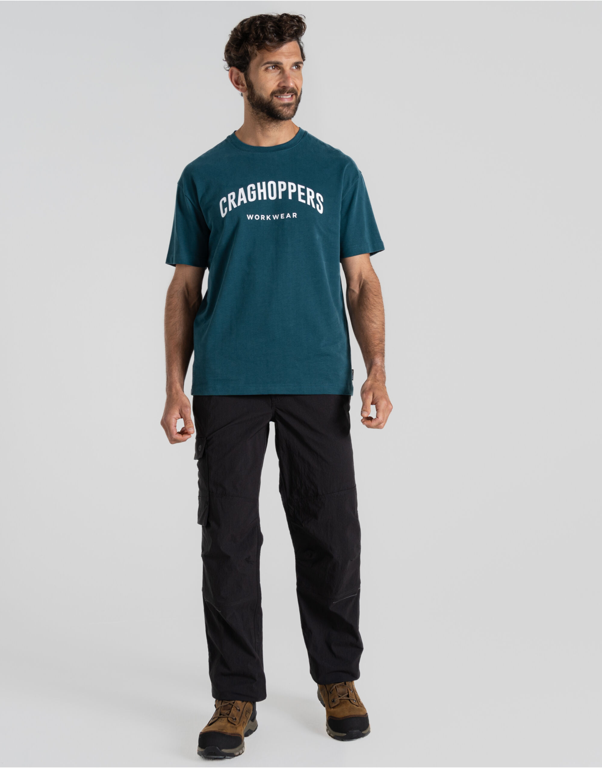 CET007 Batley T-Shirt Dark Aegean Blue