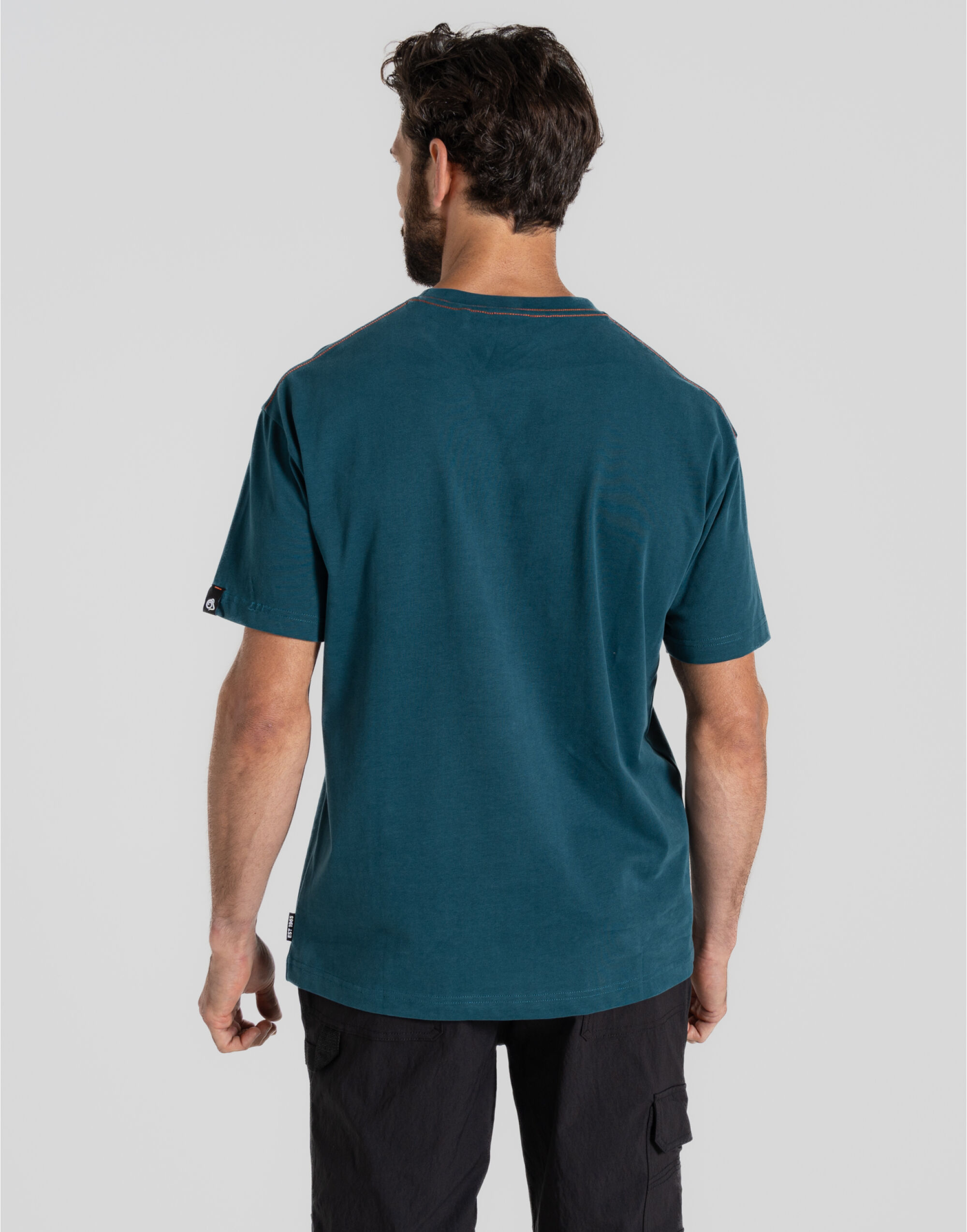 CET007 Batley T-Shirt Dark Aegean Blue