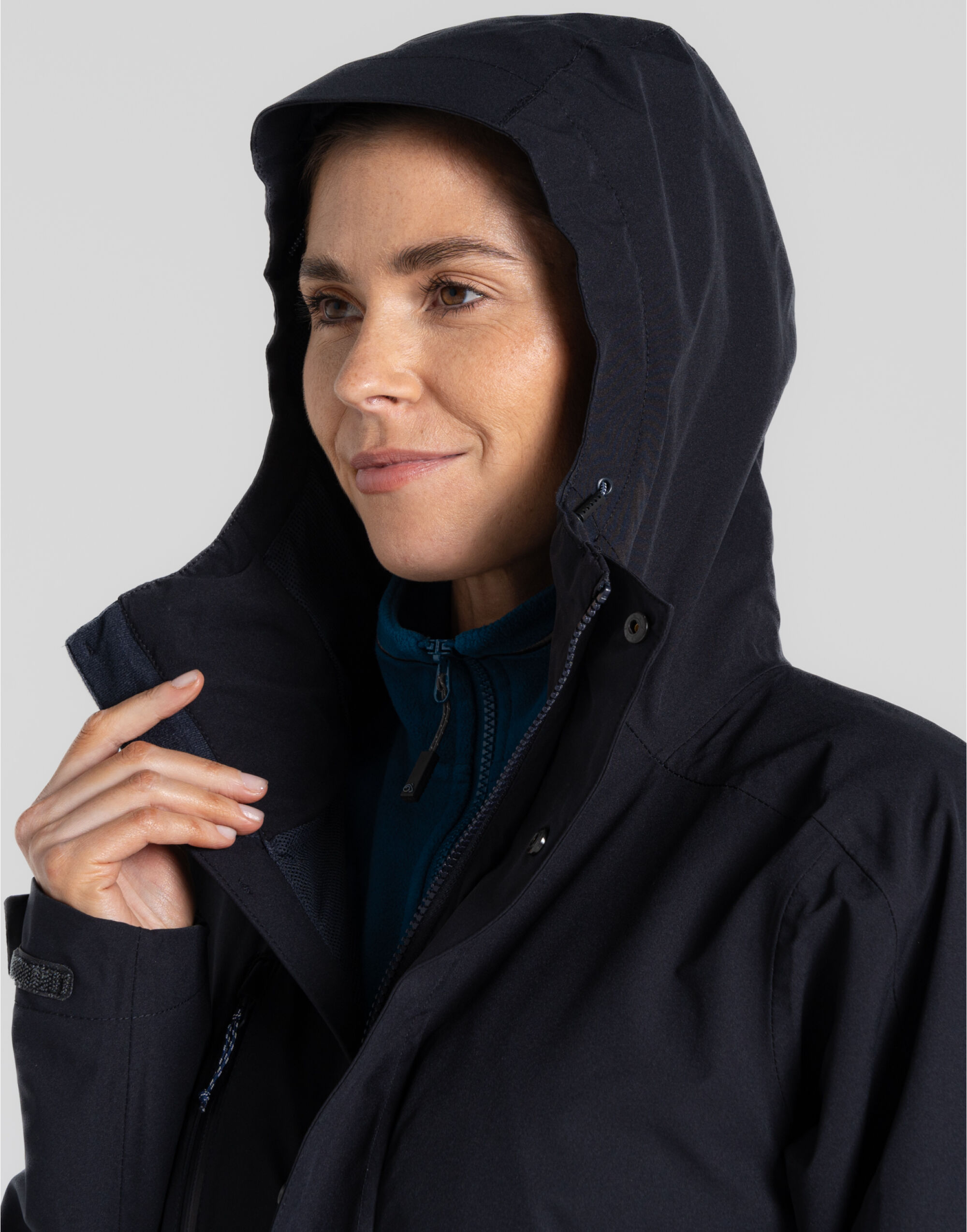 CEW001 Dark Navy Kiwi Pro Stretch Long Jacket