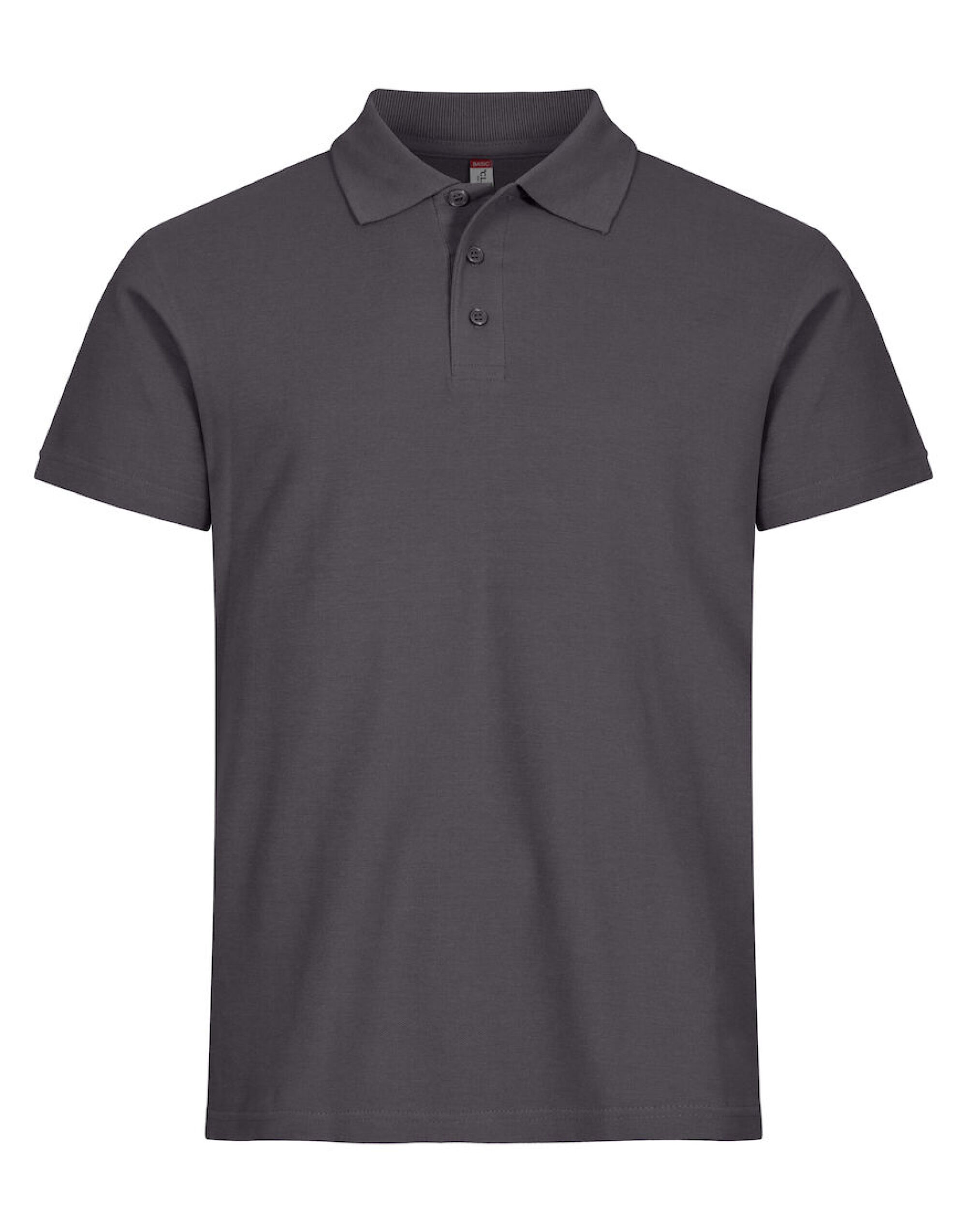 CQ028230 Basic Polo Metal Grey