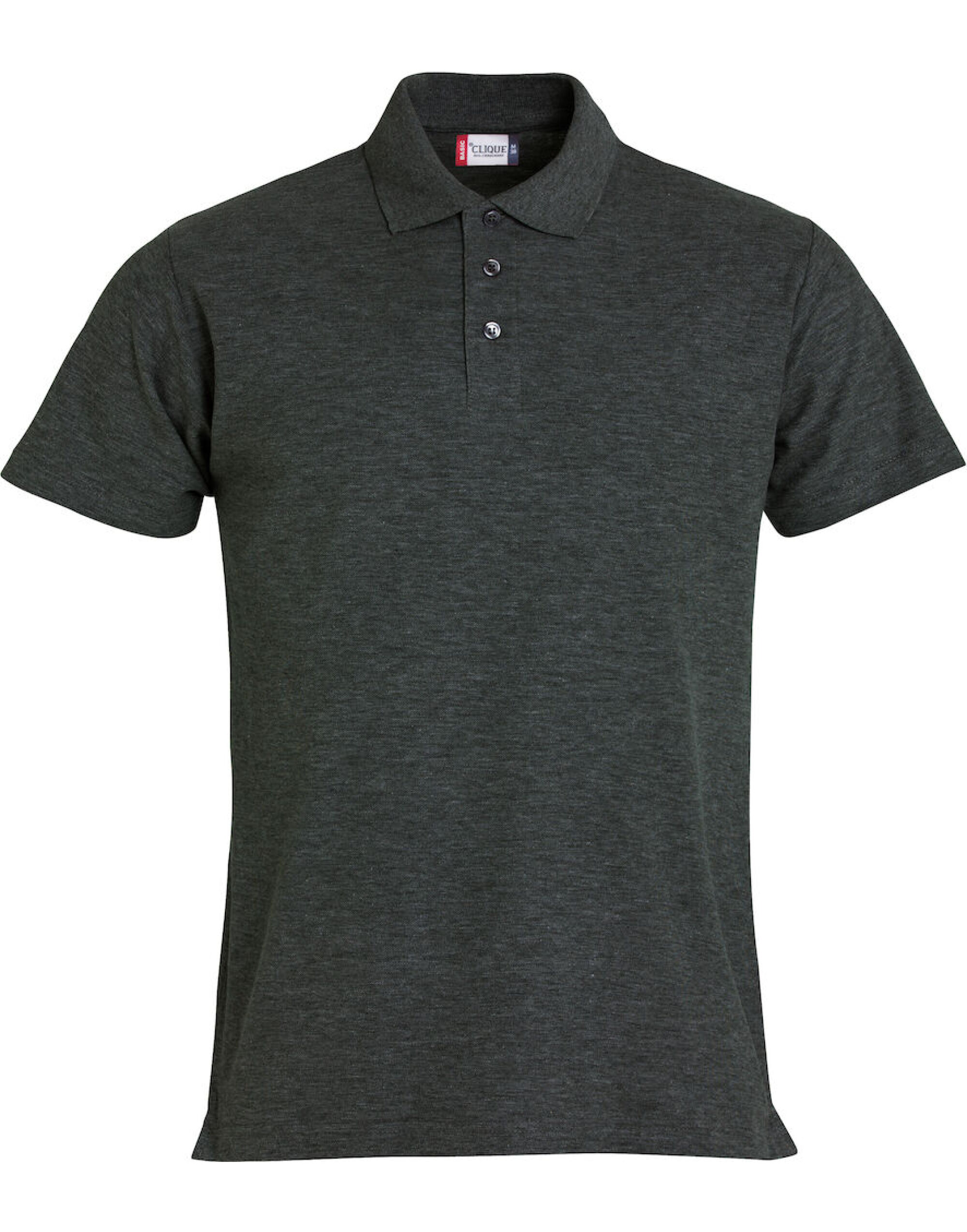 CQ028230 Basic Polo Anthracite Melange