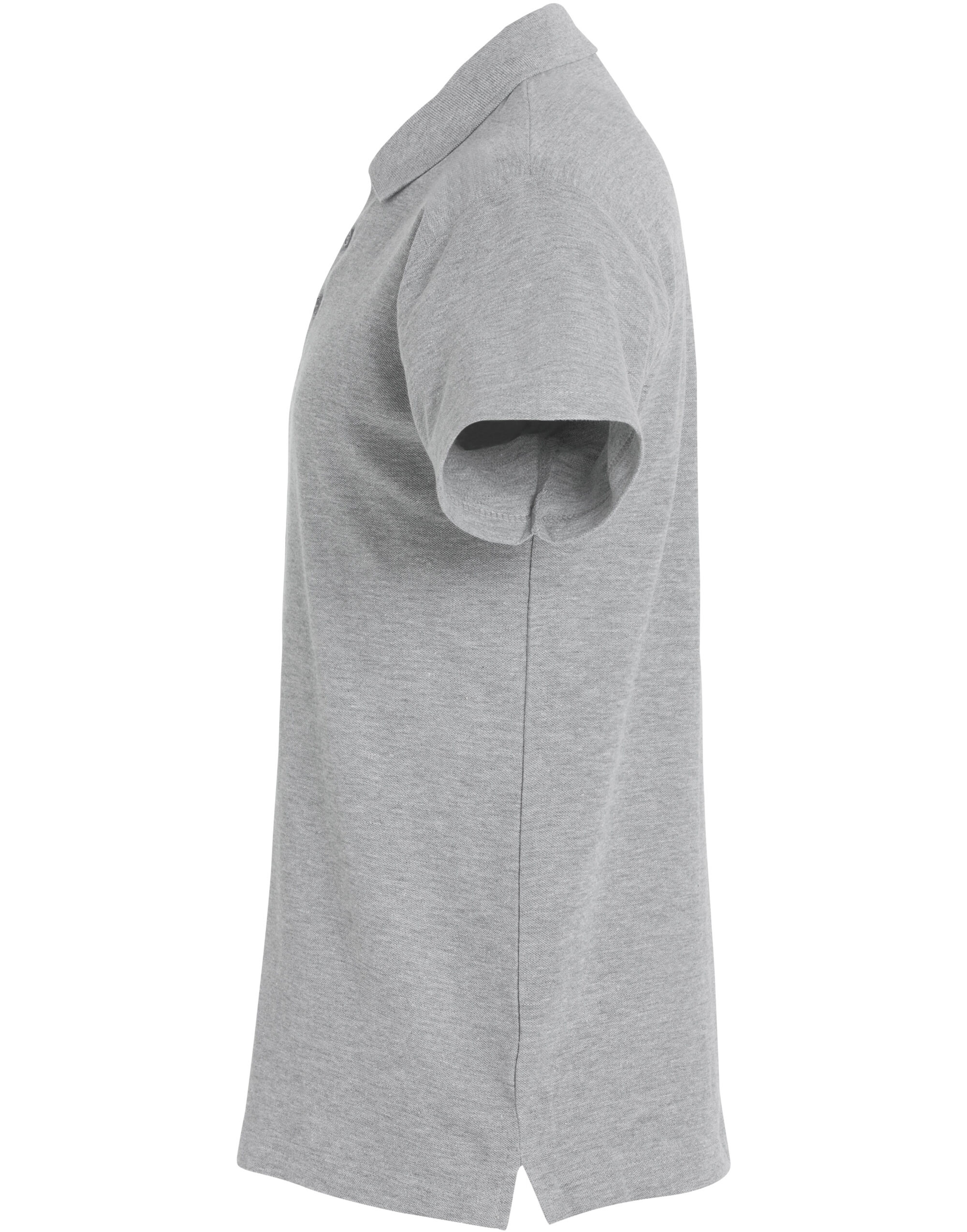 CQ028230 Basic Polo Grey Melange
