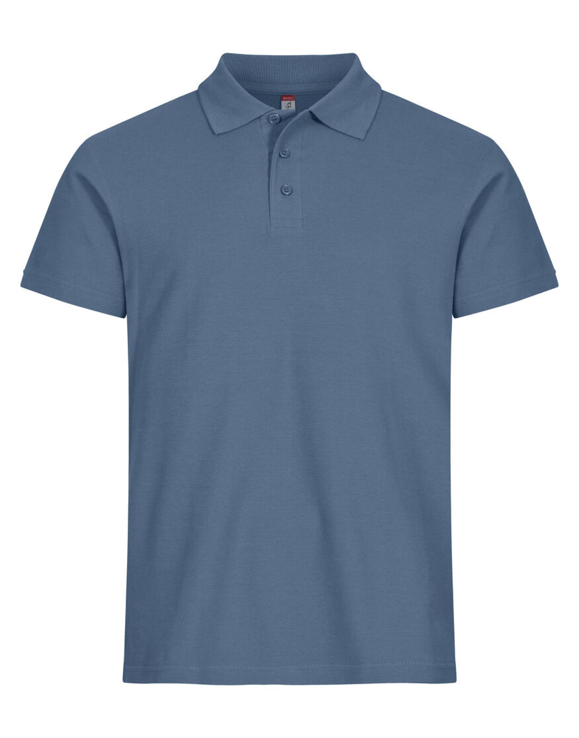 CQ028230 Basic Polo Steel Blue
