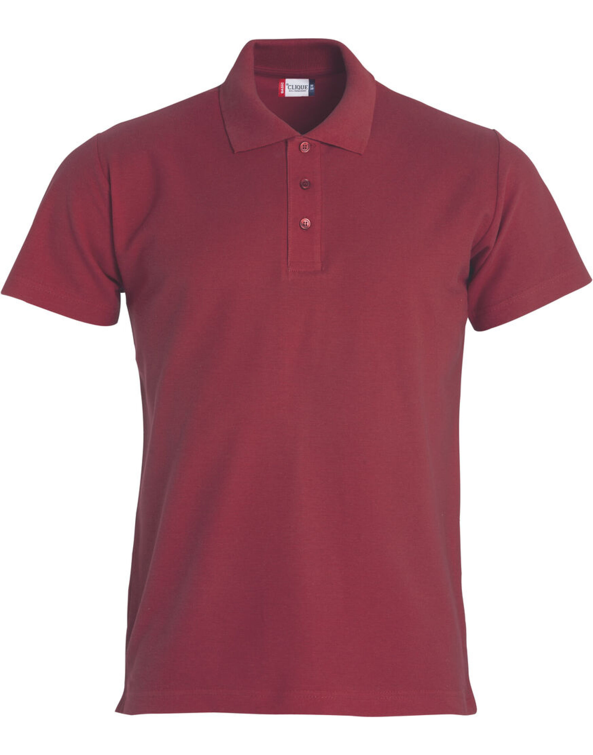 CQ028230 Basic Polo Burgundy CQ028230 Basic Polo Burgundy