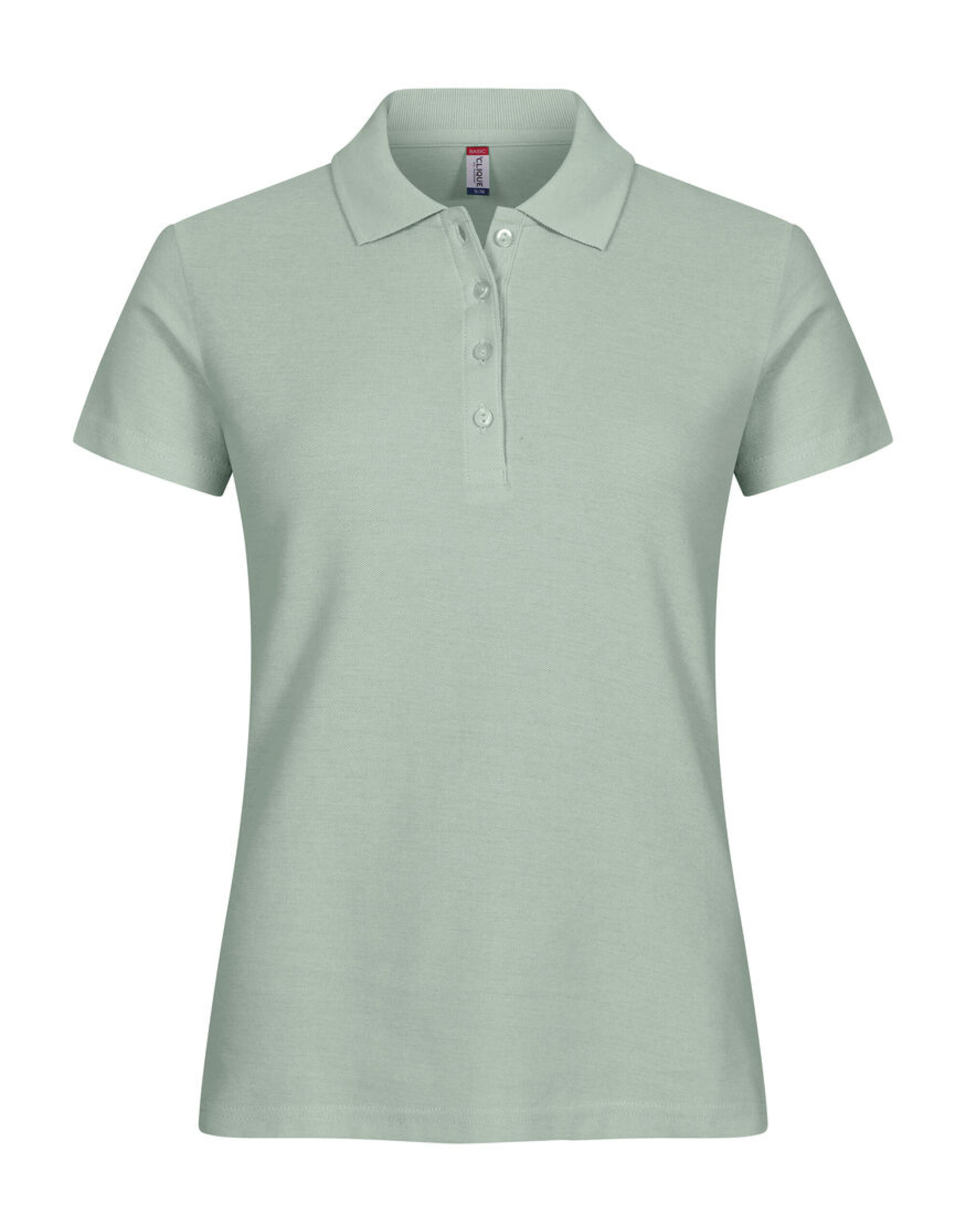 CQ028231 Ladies Basic Polo Sage Green