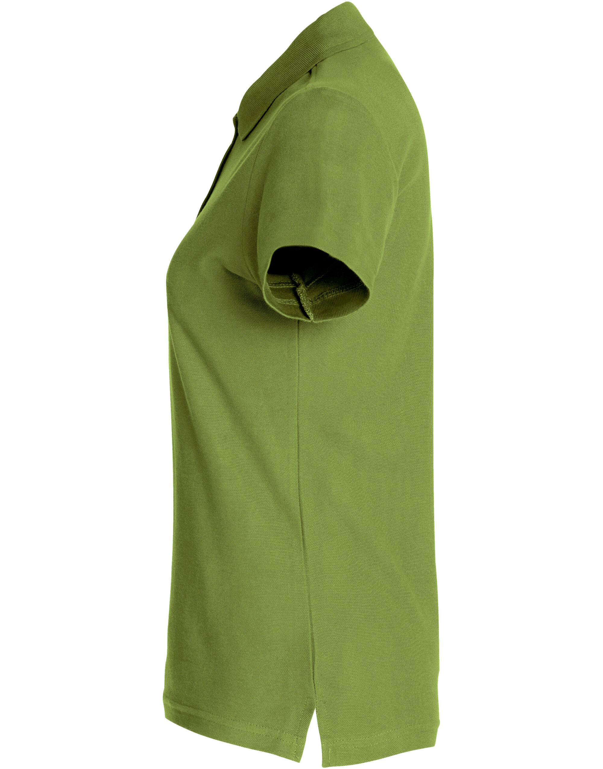 CQ028231 Ladies Basic Polo Army Green