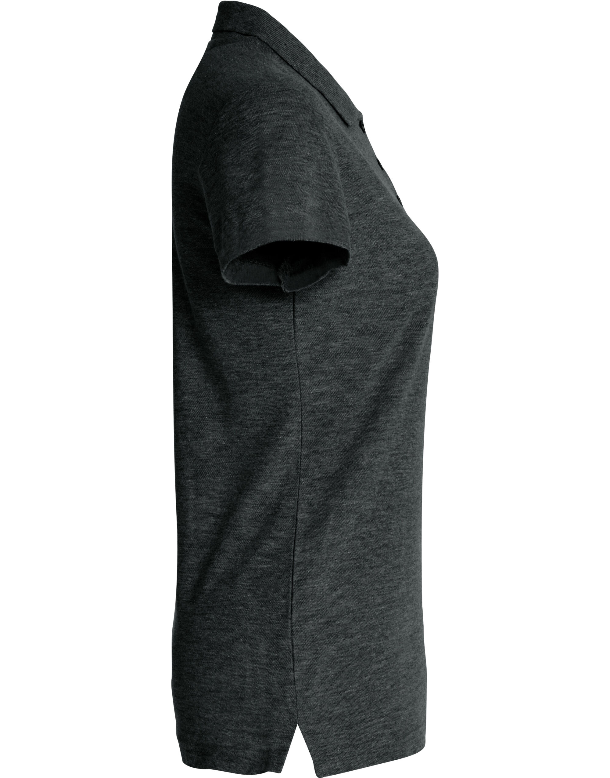 CQ028231 Ladies Basic Polo Anthracite Melange