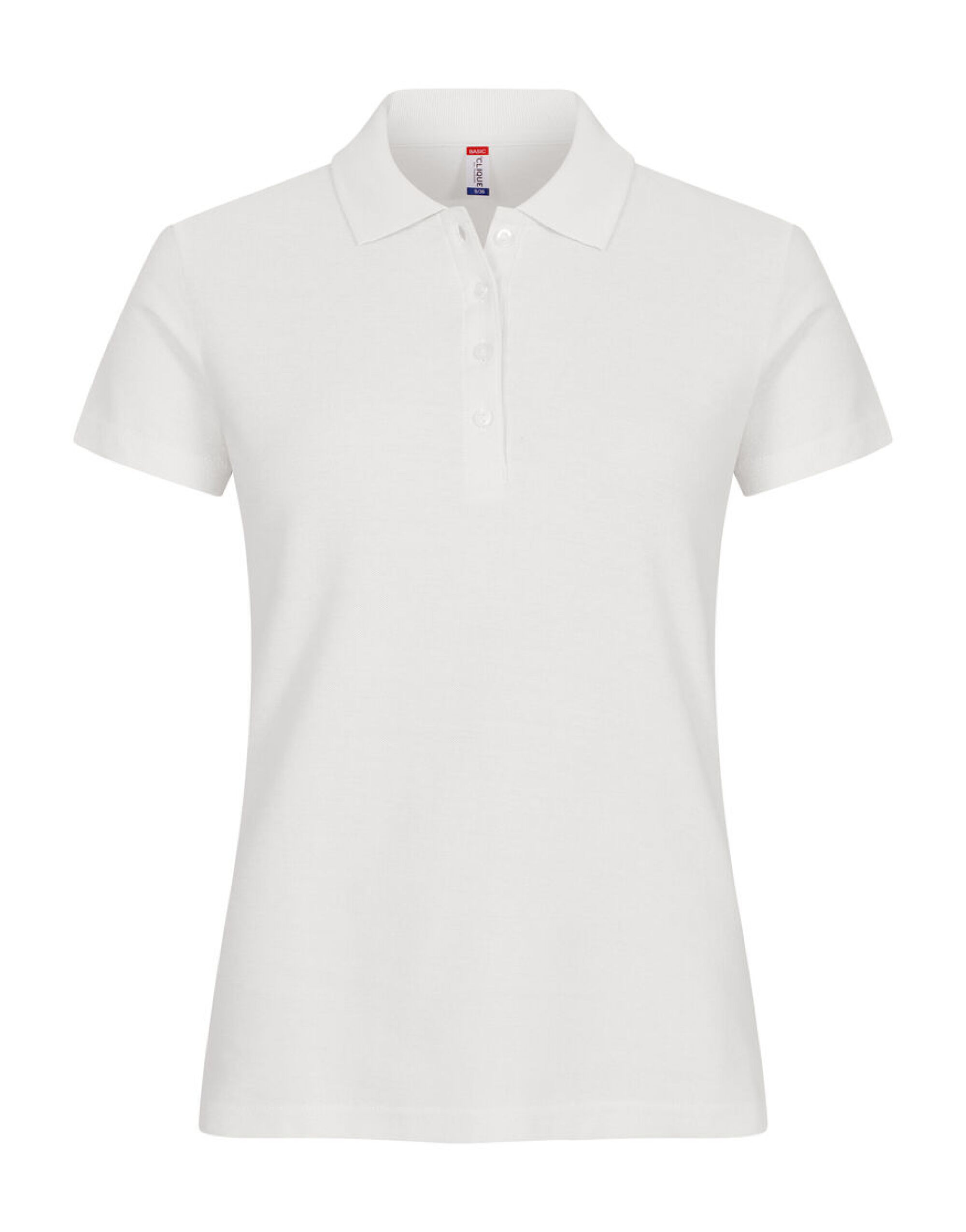 CQ028231 Ladies Basic Polo Off White CQ028231 Ladies Basic Polo Off White