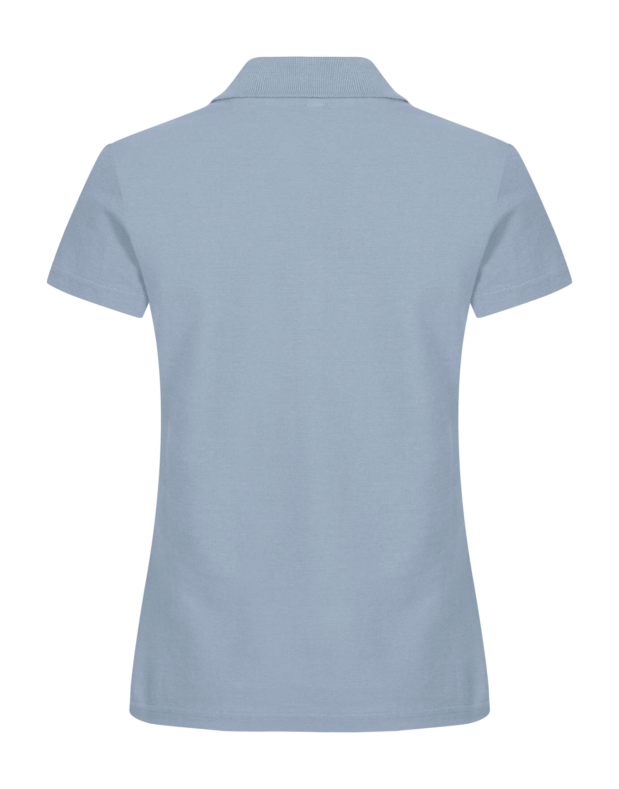 CQ028231 Ladies Basic Polo Soft Blue