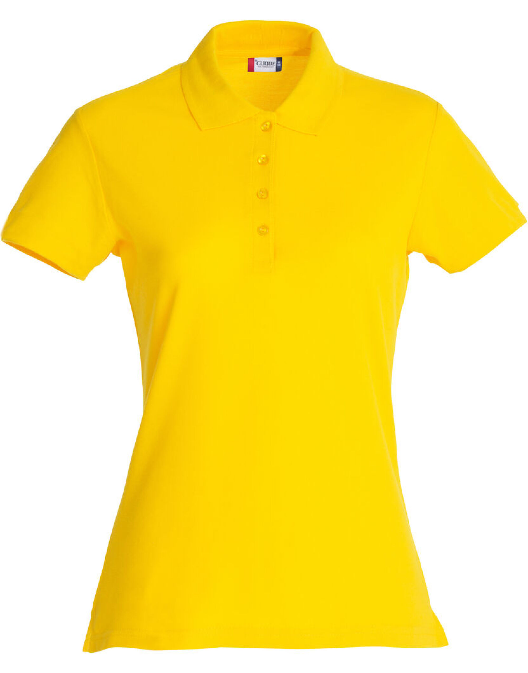 CQ028231 Ladies Basic Polo Lemon
