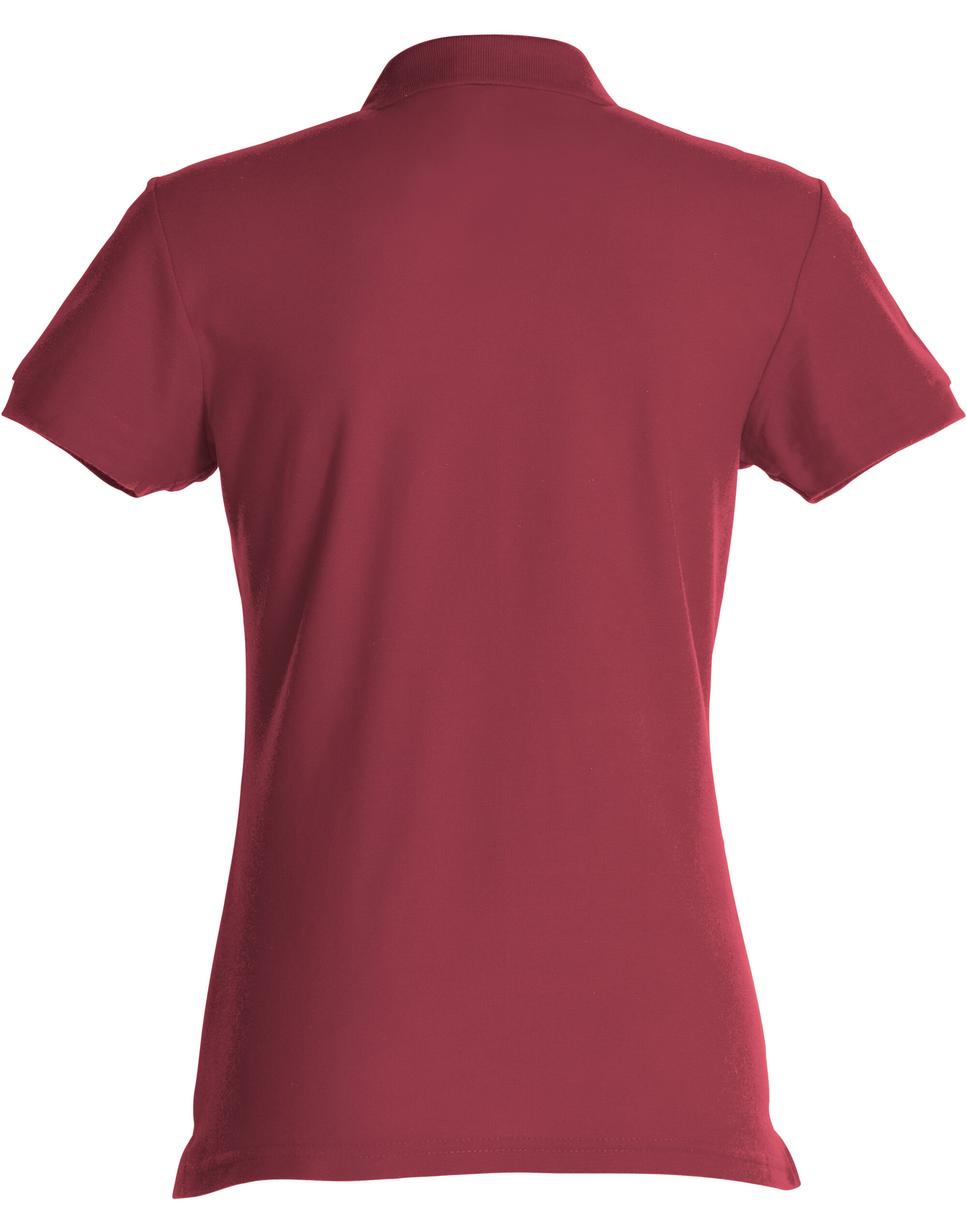 CQ028231 Ladies Basic Polo Burgundy
