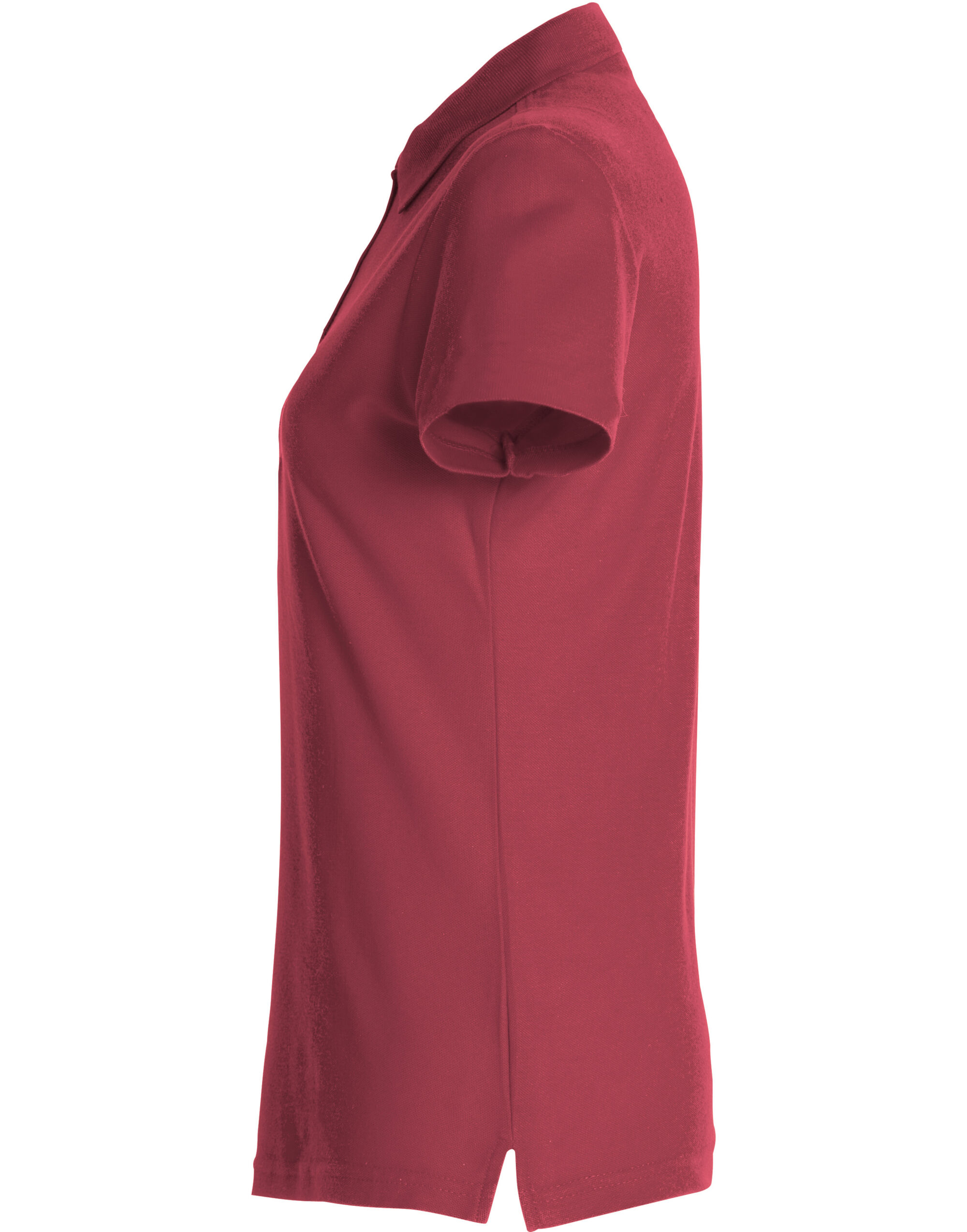CQ028231 Ladies Basic Polo Burgundy