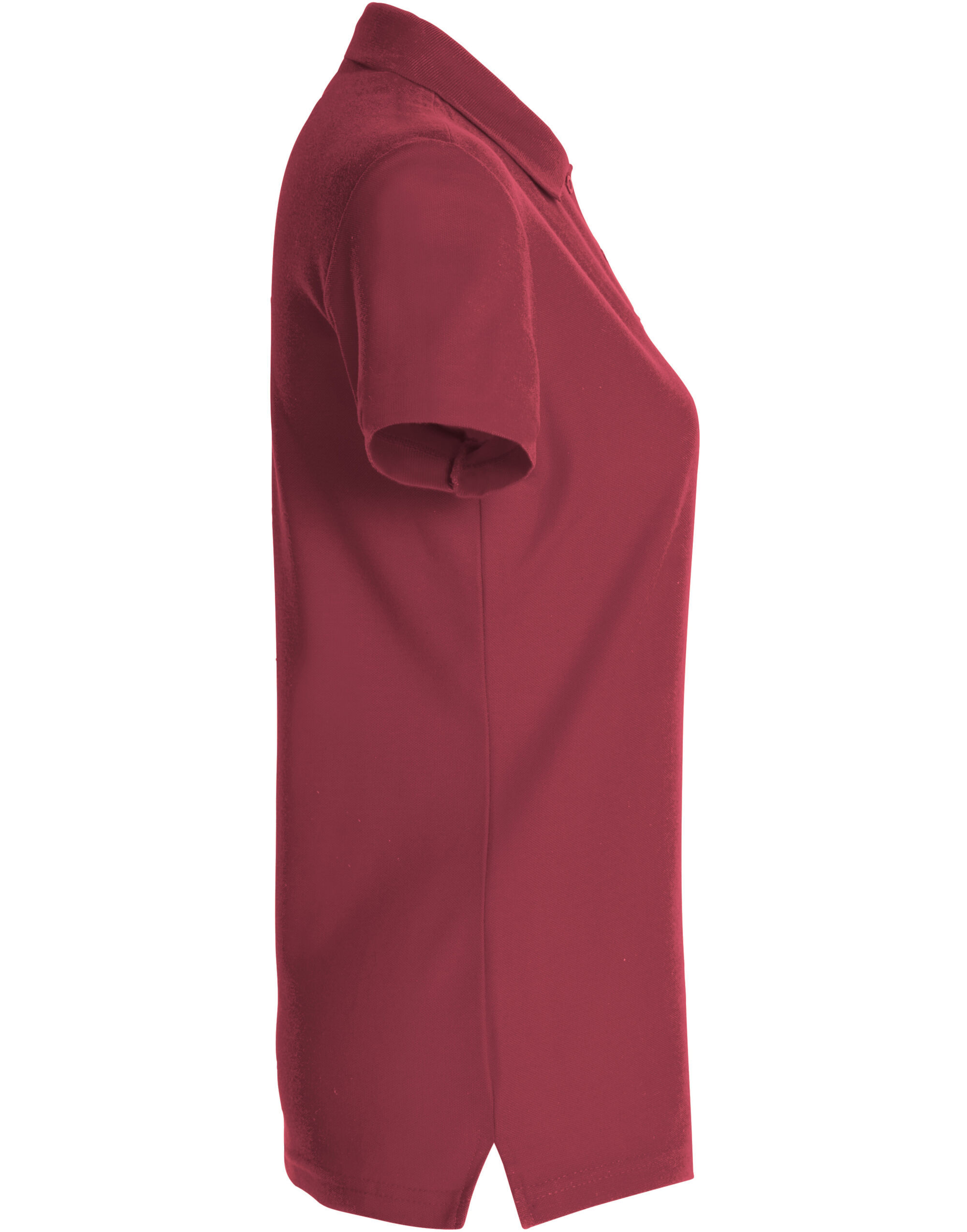 CQ028231 Ladies Basic Polo Burgundy