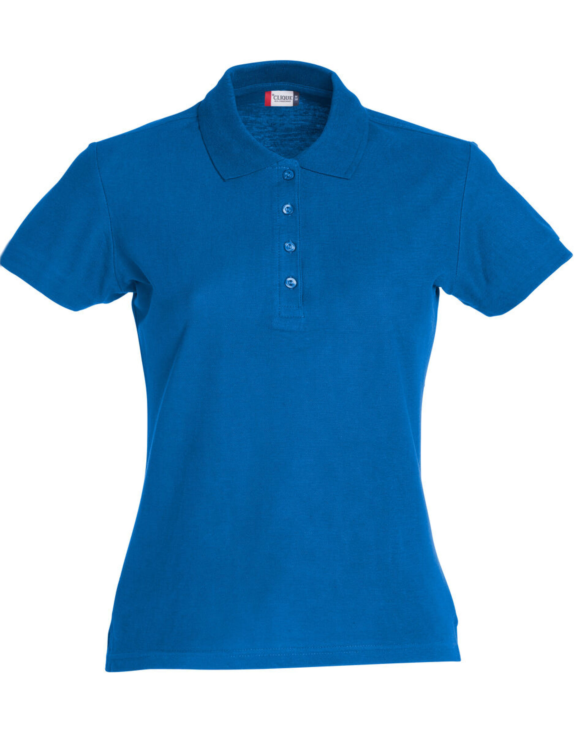 CQ028231 Ladies Basic Polo Royal Blue CQ028231 Ladies Basic Polo Royal Blue