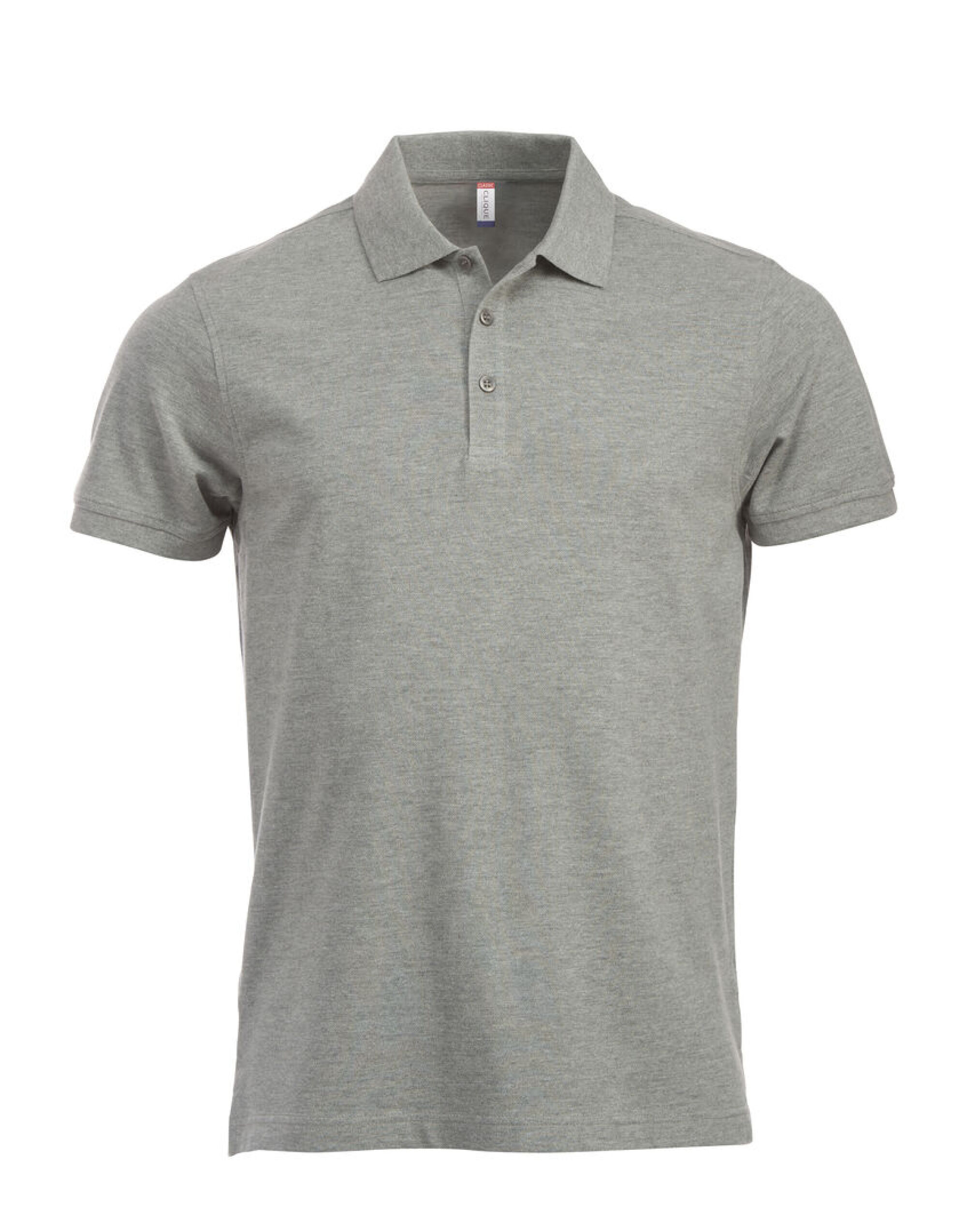 CQ028244 Short Sleeve Classic Lincoln Grey Melange