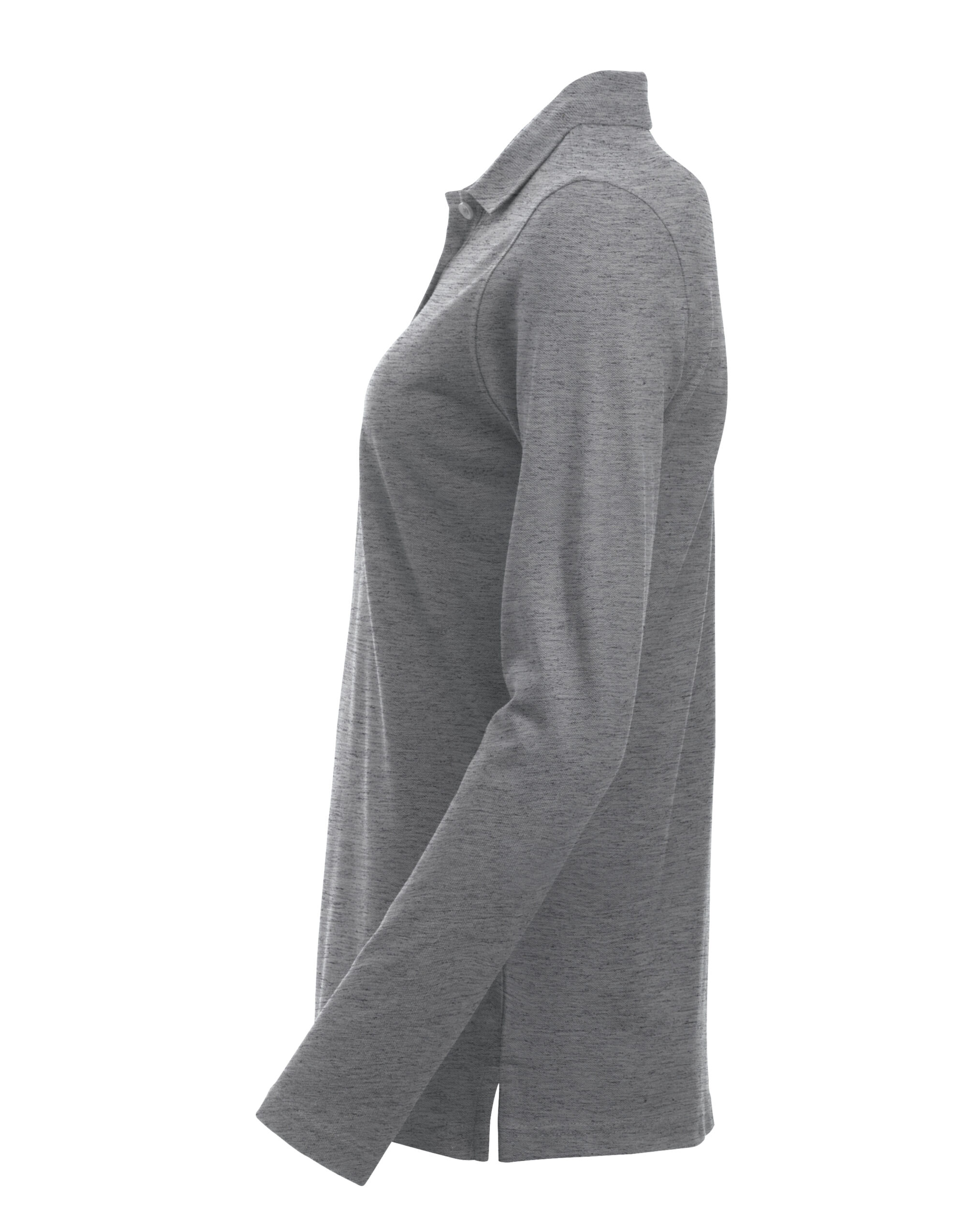 CQ028247 Long Sleeve Classic Marion Grey Melange