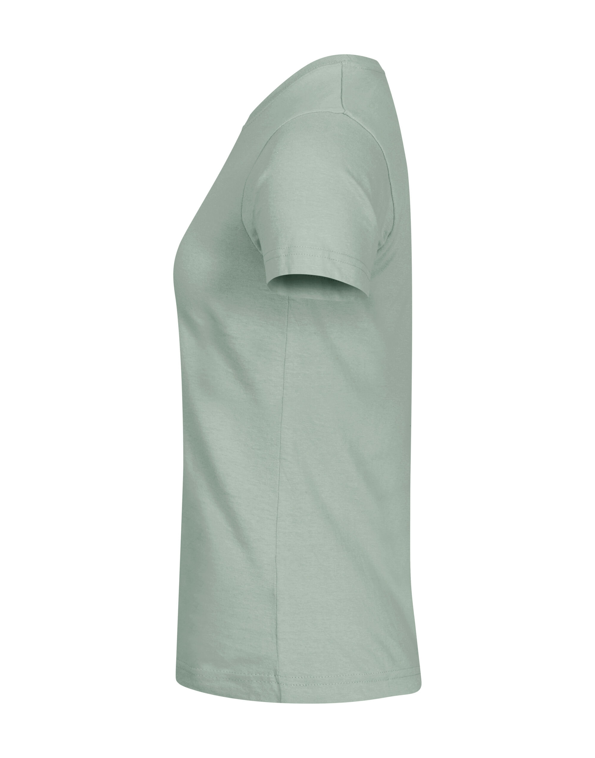 CQ029031 Ladies Basic T Sage Green