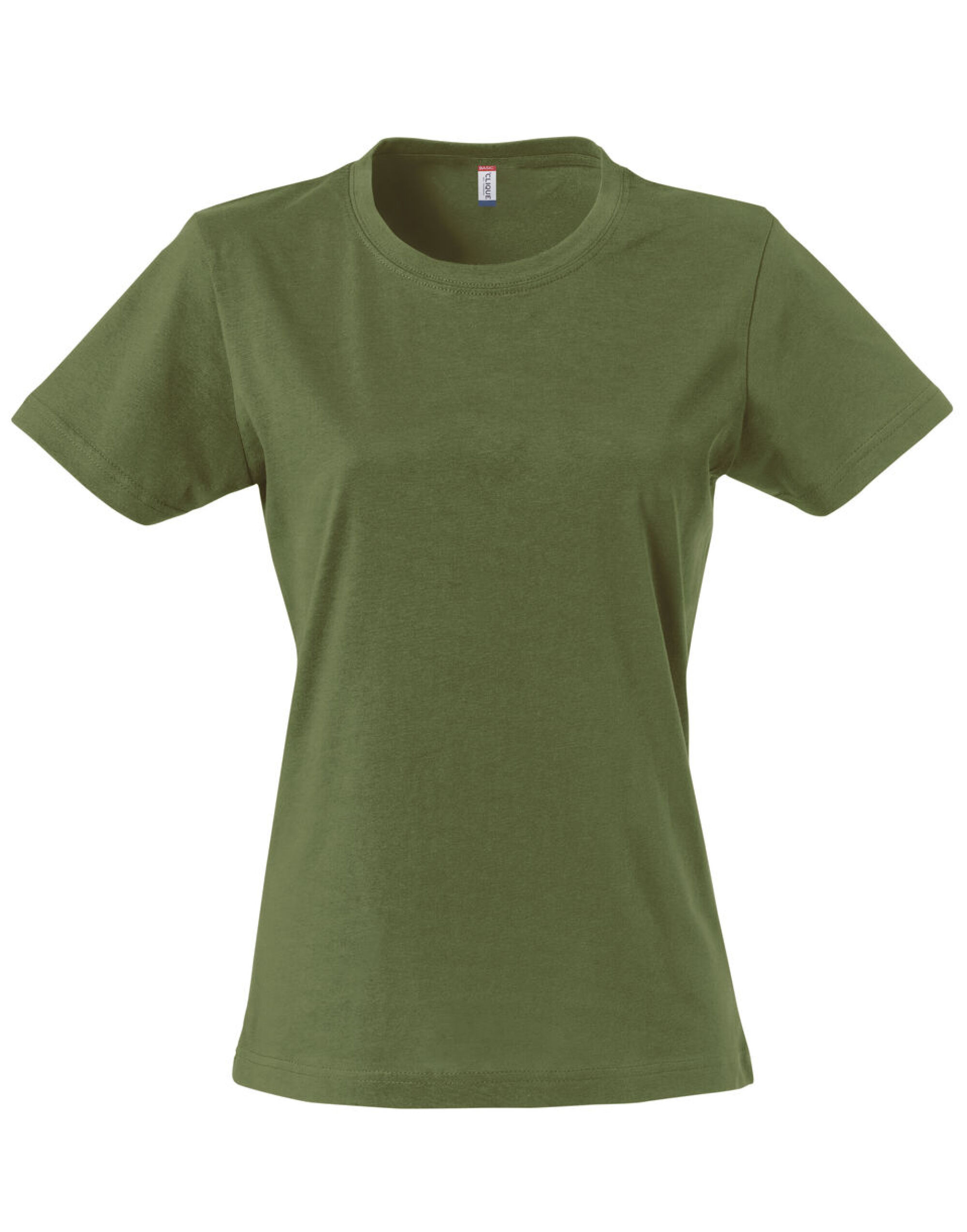 CQ029031 Ladies Basic T Army Green CQ029031 Ladies Basic T Army Green