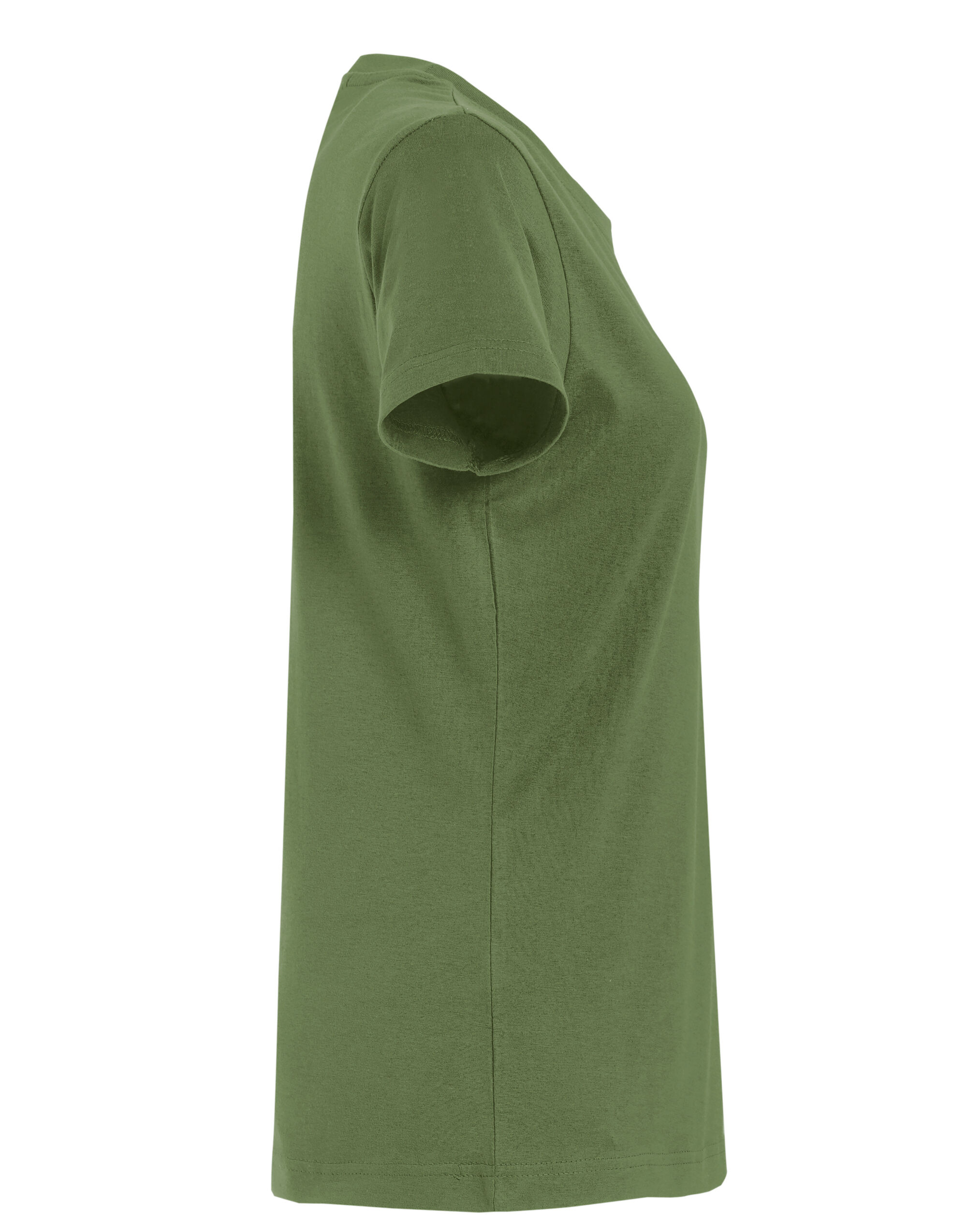CQ029031 Ladies Basic T Army Green