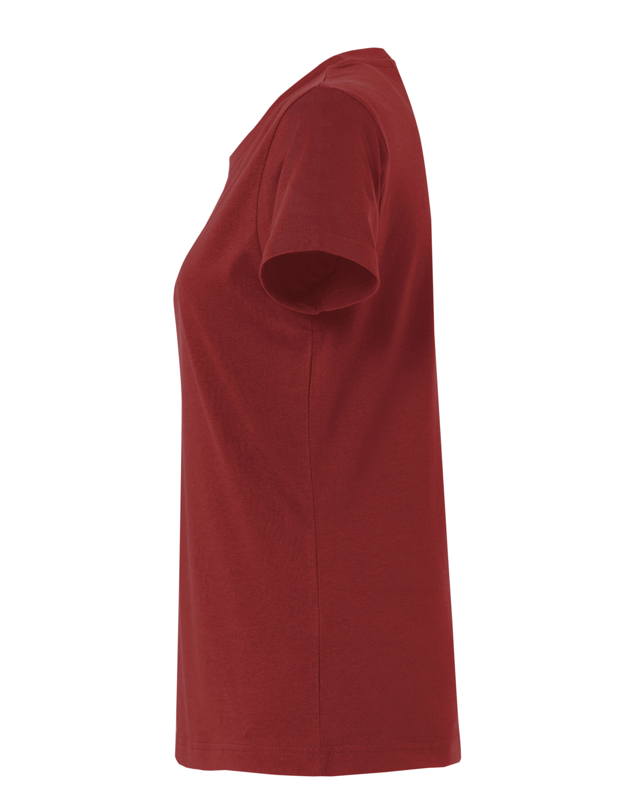 CQ029031 Ladies Basic T Burgundy