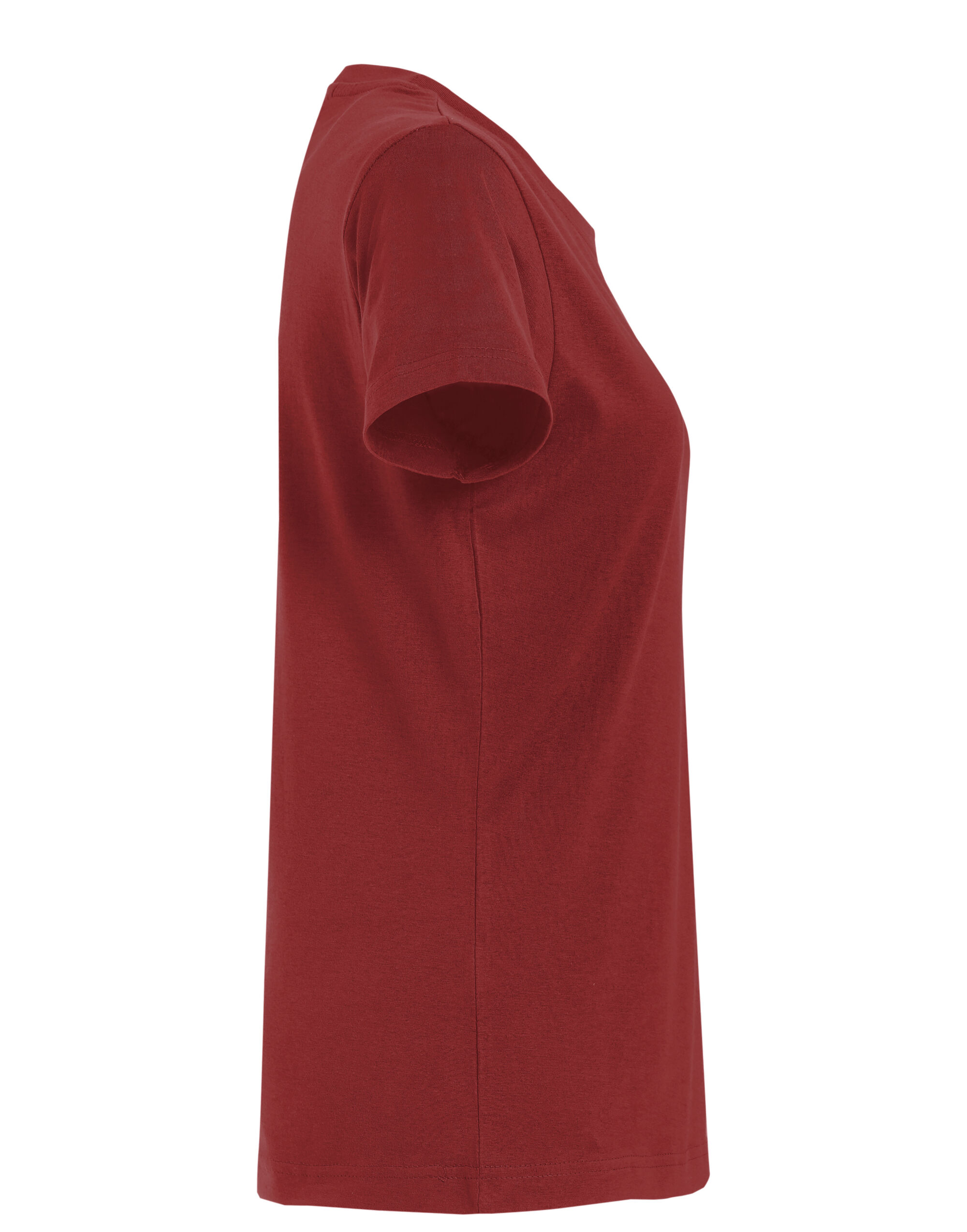 CQ029031 Ladies Basic T Burgundy