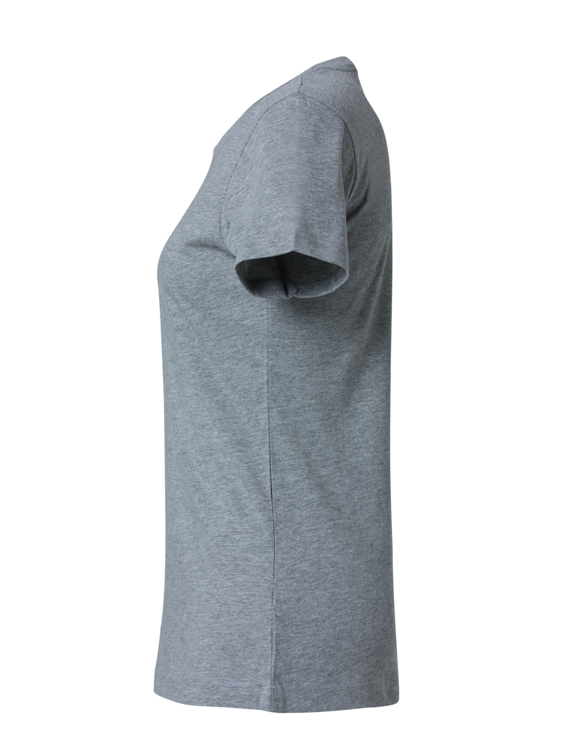 CQ029031 Ladies Basic T Grey Melange